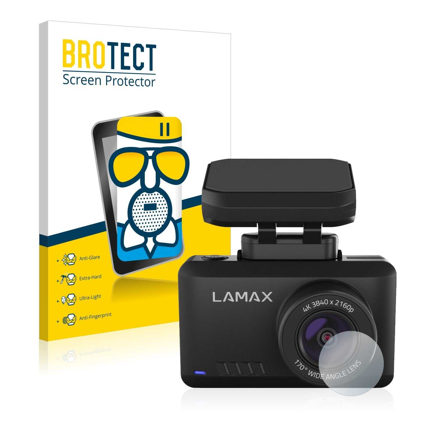ScreenShield, Anti-Glare Screen Protector for Lamax T10 Lens (housing)