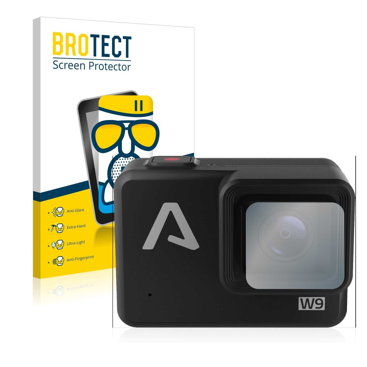 ScreenShield, Anti-Glare Screen Protector for Lamax W9 Lens (housing)