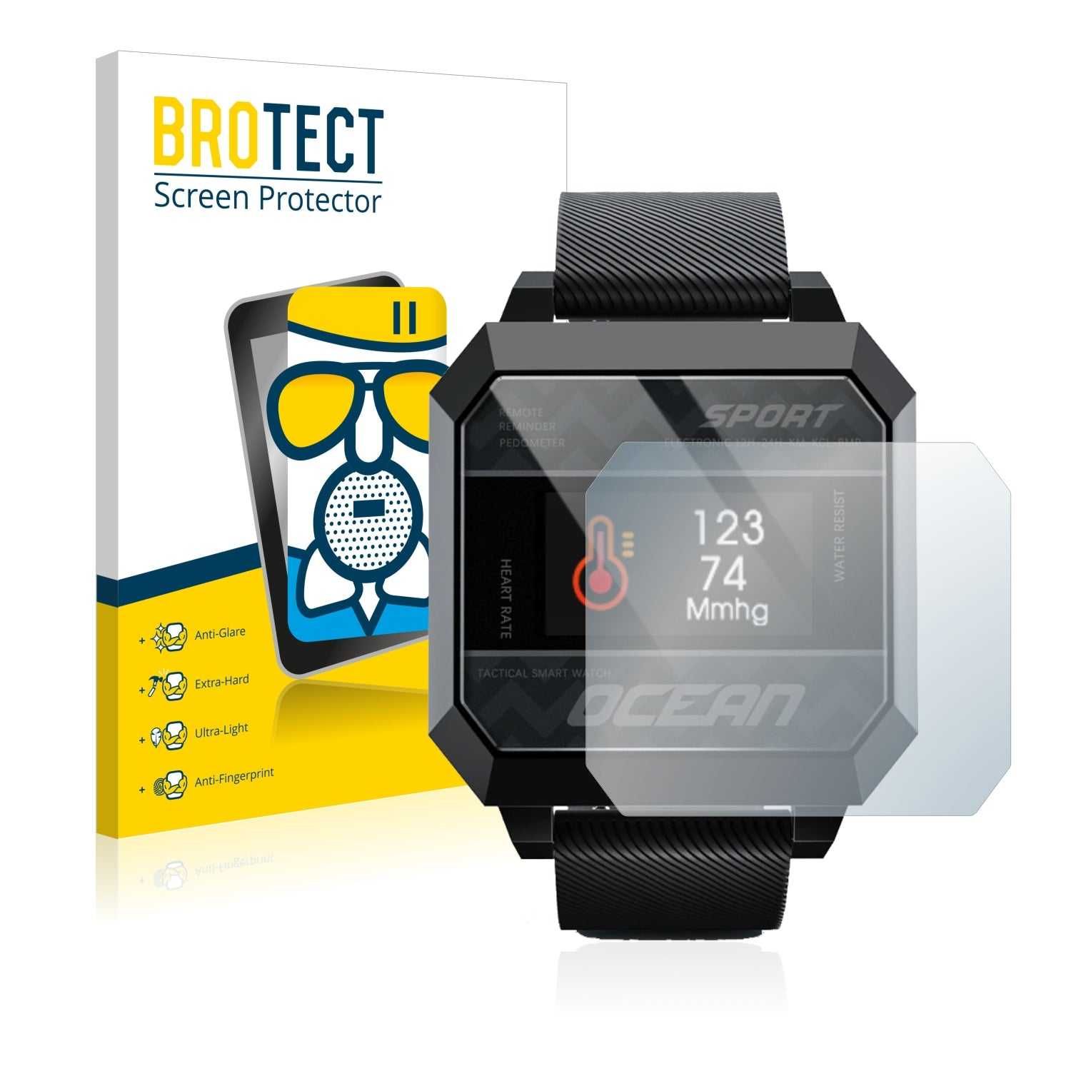 ScreenShield, Anti-Glare Screen Protector for Lokmat Ocean 2