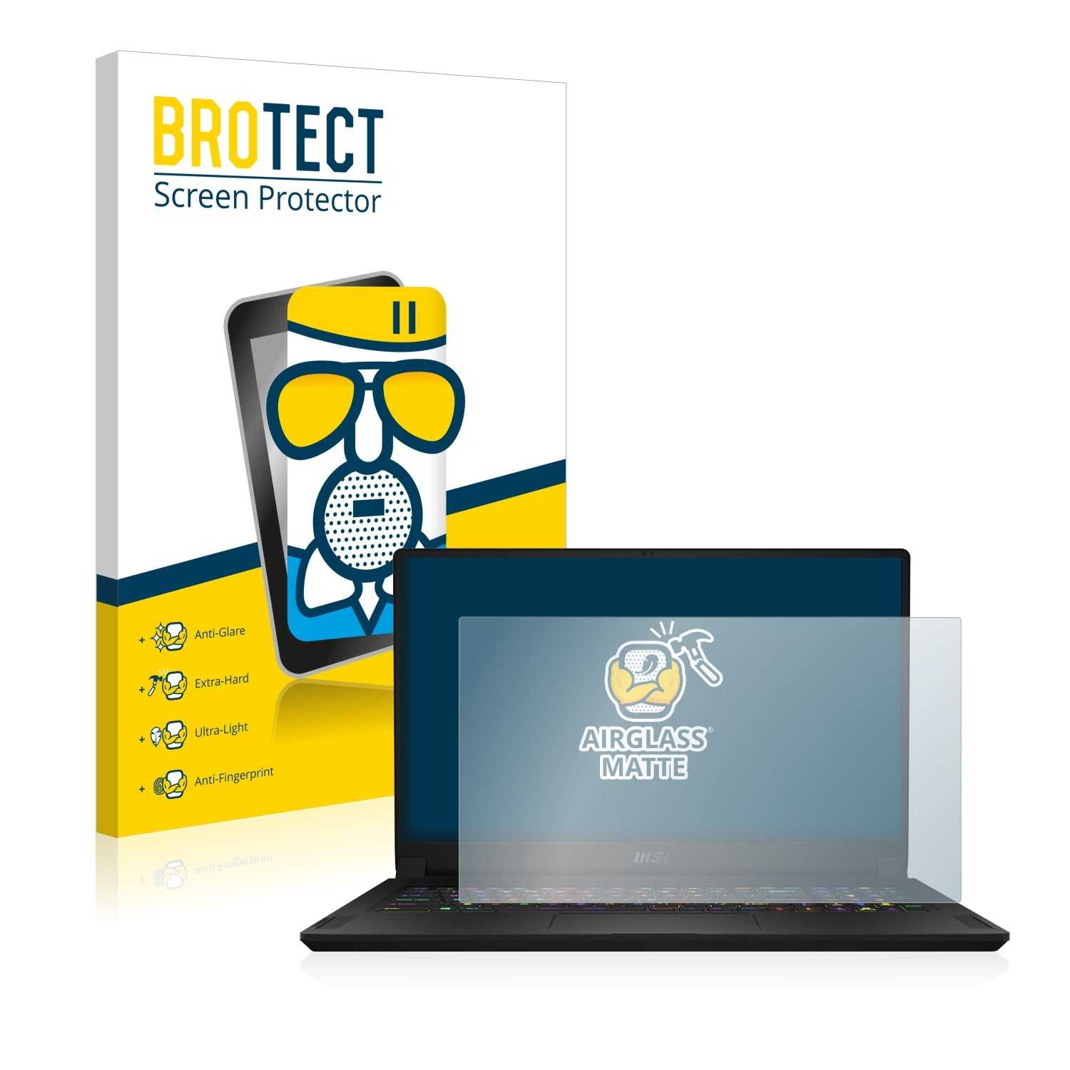 ScreenShield, Anti-Glare Screen Protector for MSI GS76 Stealth
