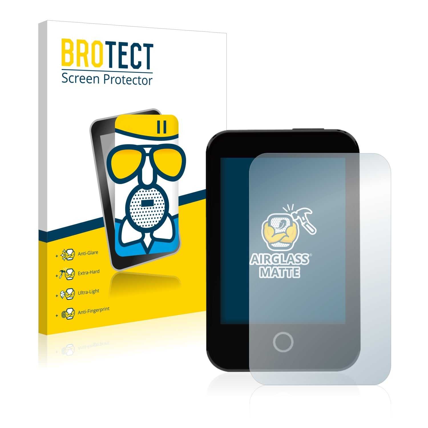 ScreenShield, Anti-Glare Screen Protector for Medtrum A7+ TouchCare