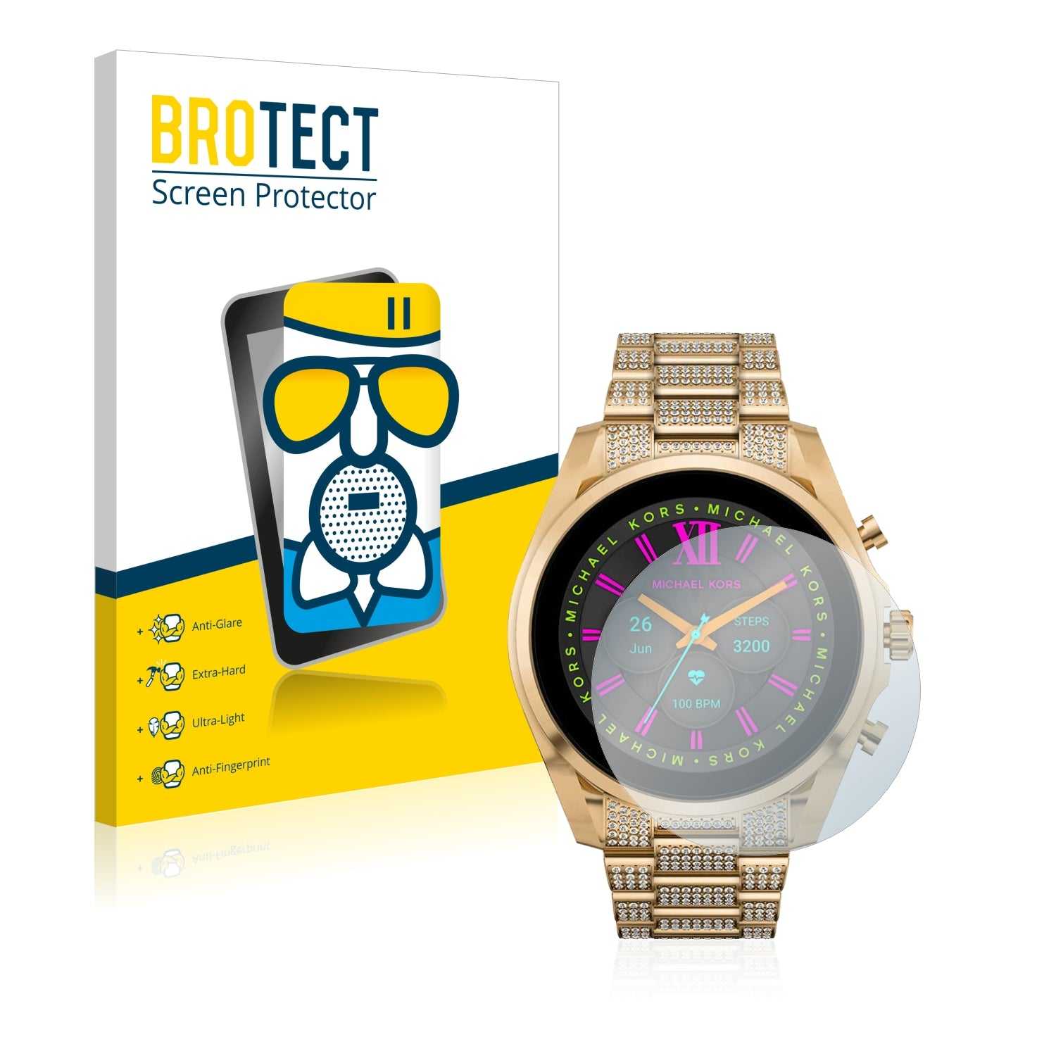 ScreenShield, Anti-Glare Screen Protector for Michael Kors Access Gen 6 Bradshaw