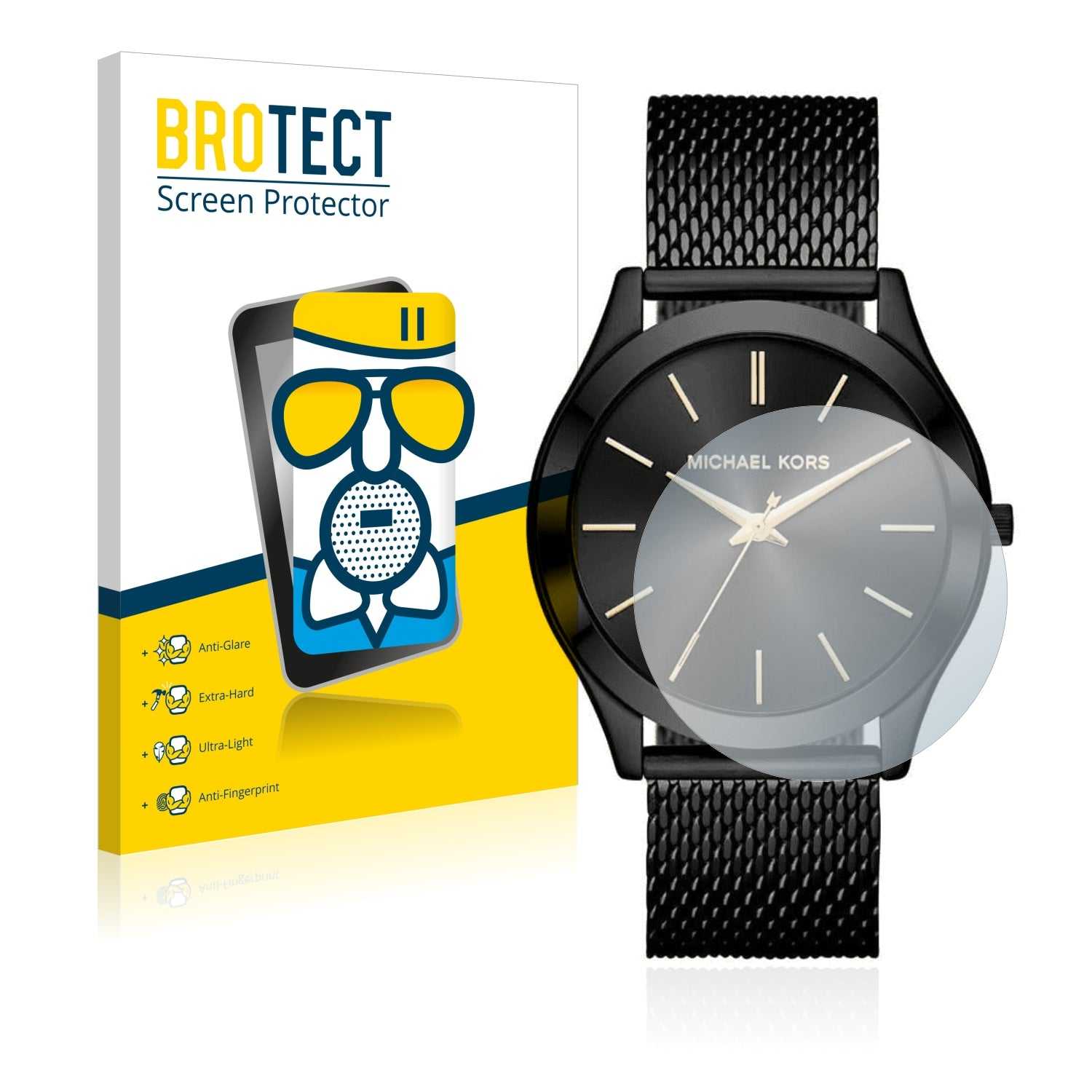 ScreenShield, Anti-Glare Screen Protector for Michael Kors Slim Runway MK8607