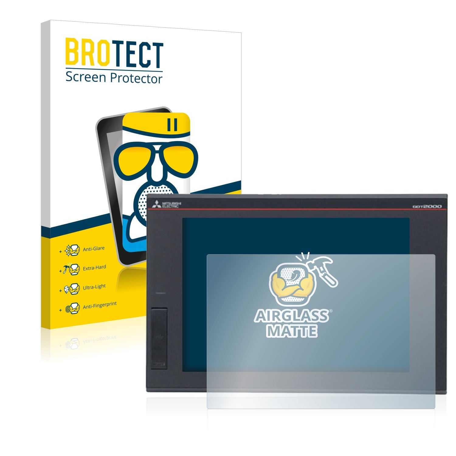 ScreenShield, Anti-Glare Screen Protector for Mitsubishi GOT 2000 12.1
