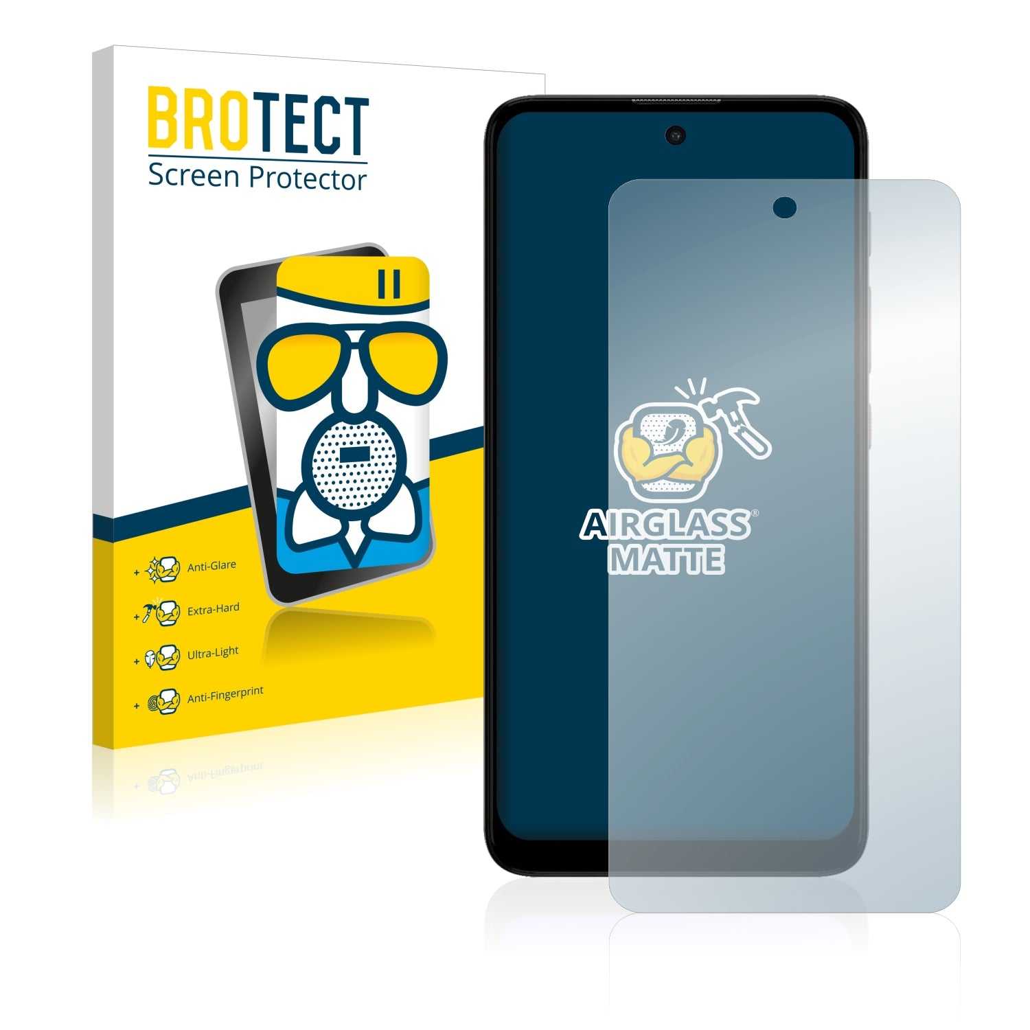 ScreenShield, Anti-Glare Screen Protector for Motorola Moto E40