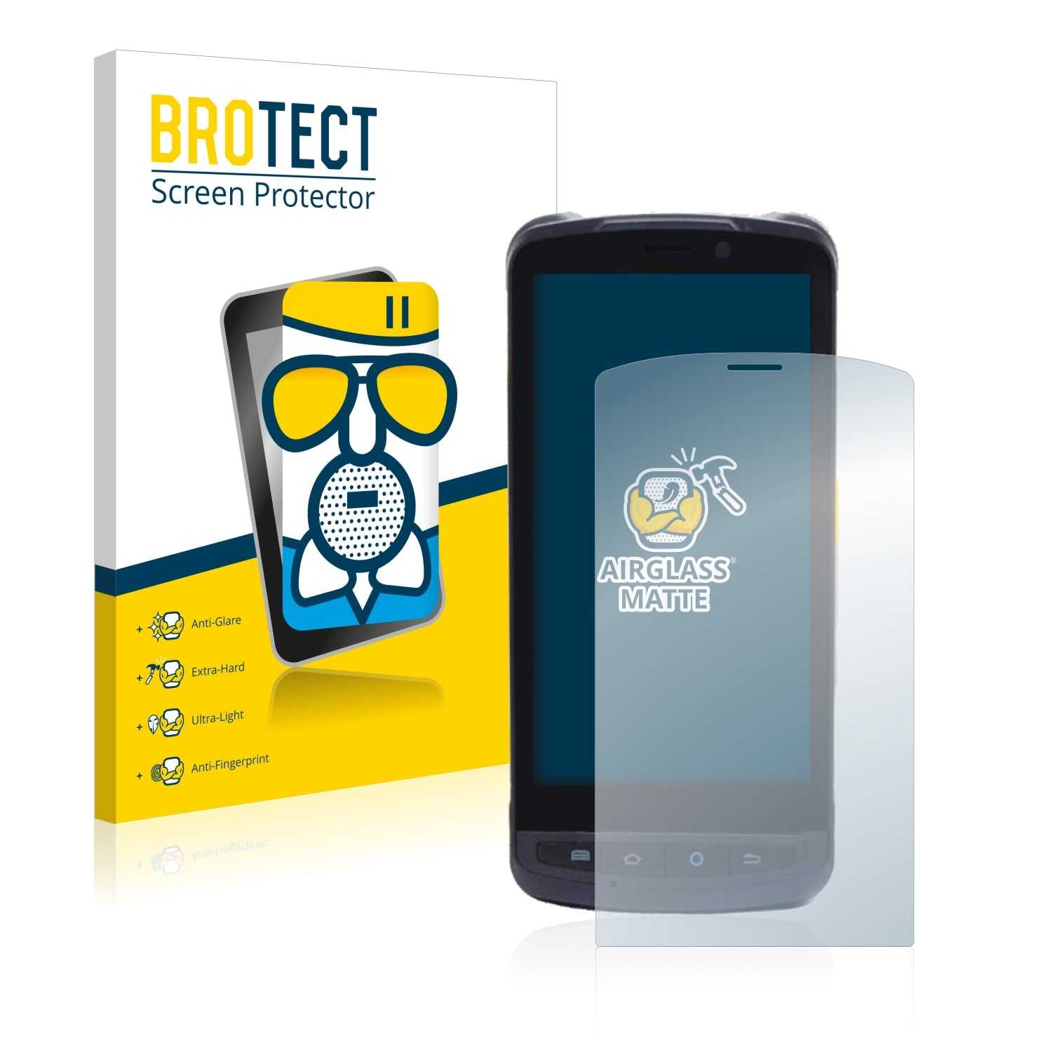ScreenShield, Anti-Glare Screen Protector for Newland MT9084 Orca Pro