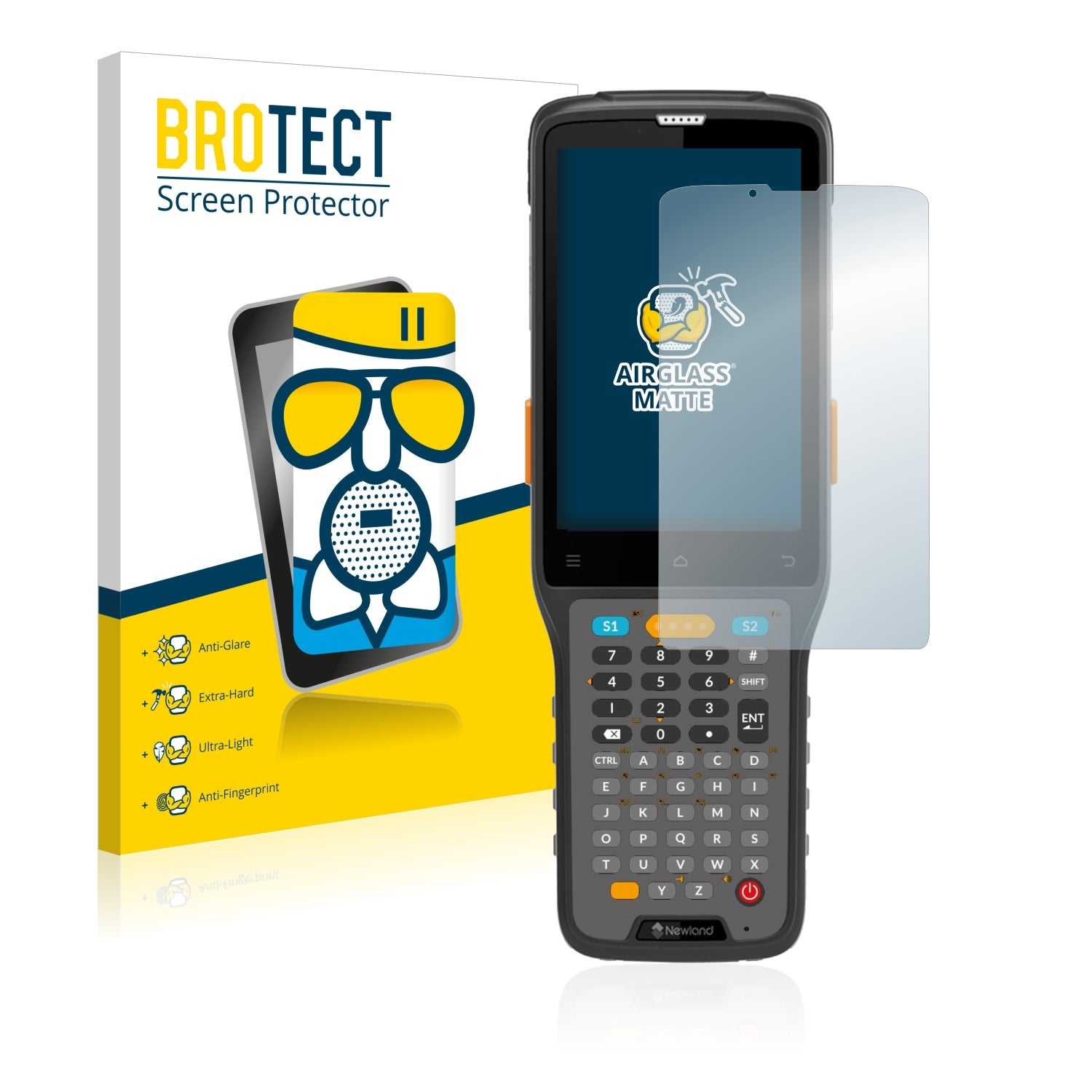 ScreenShield, Anti-Glare Screen Protector for Newland N7 Cachalot