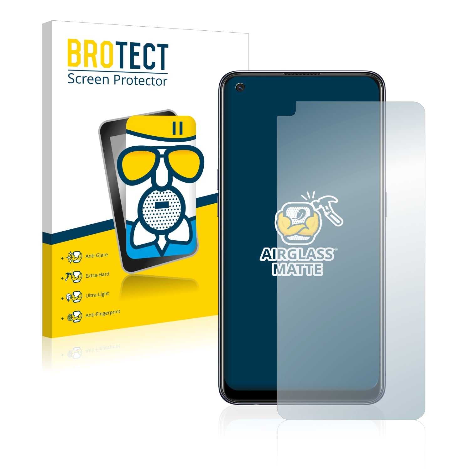 ScreenShield, Anti-Glare Screen Protector for Oppo Reno 6 Lite