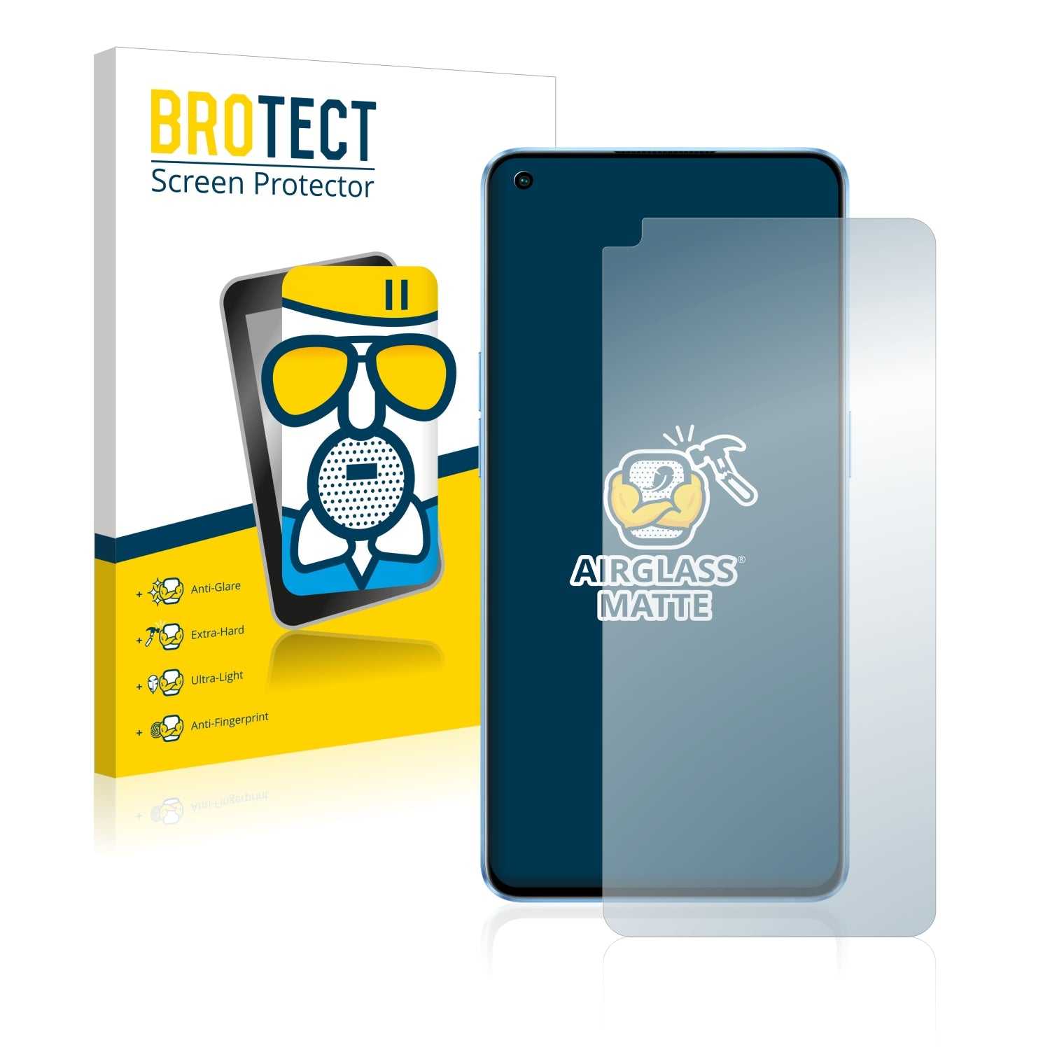 ScreenShield, Anti-Glare Screen Protector for Oppo Reno 7 5G