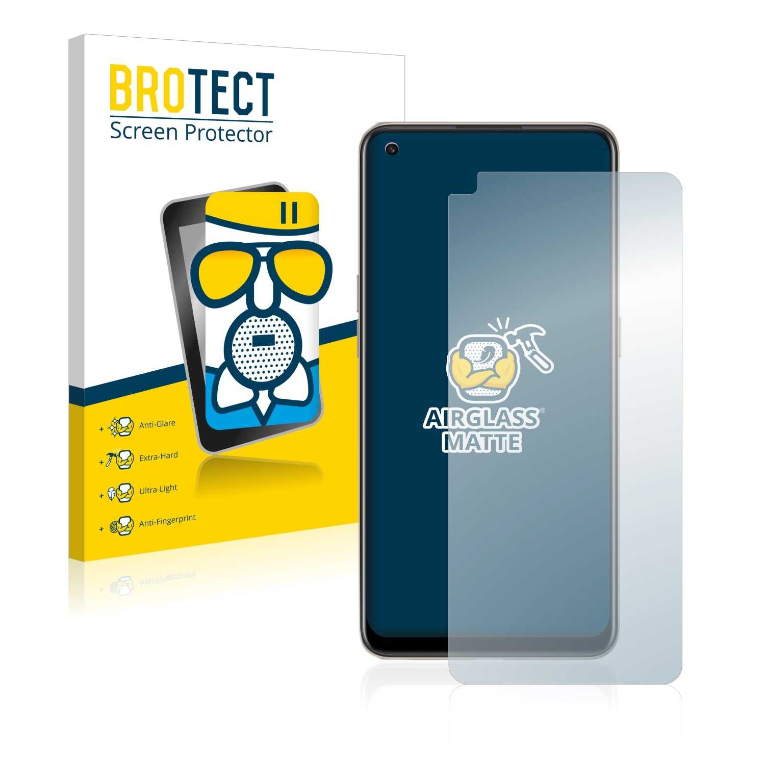 ScreenShield, Anti-Glare Screen Protector for Oppo Reno 7 SE 5G