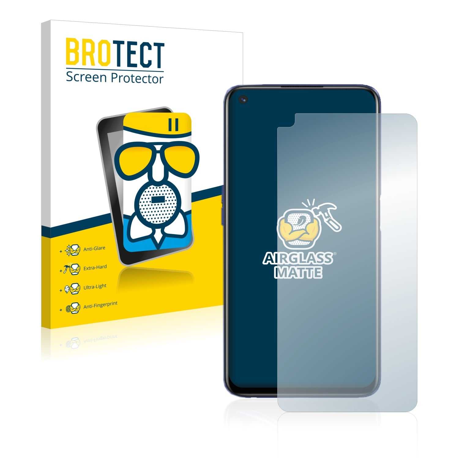 ScreenShield, Anti-Glare Screen Protector for Realme Q3s