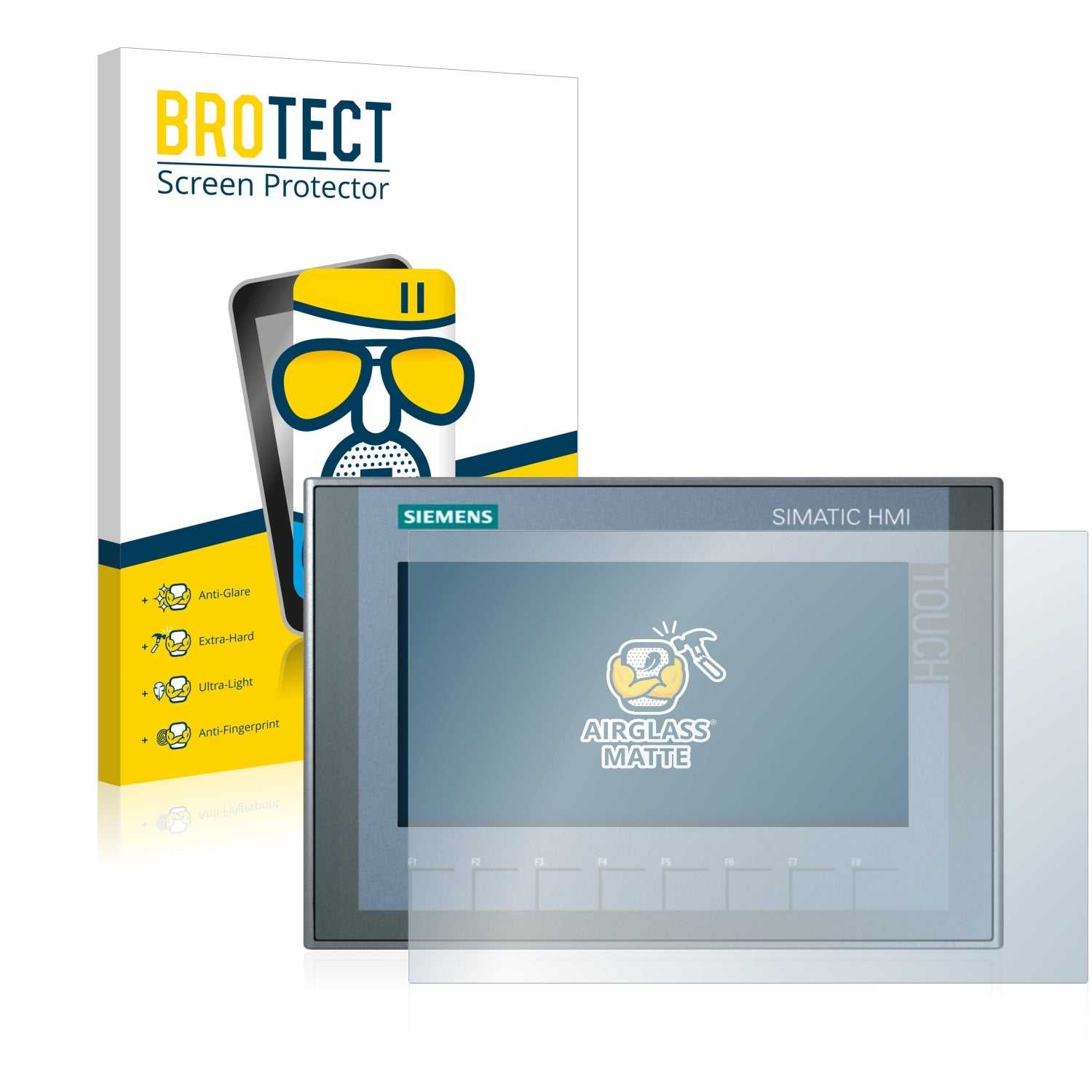 ScreenShield, Anti-Glare Screen Protector for Siemens Simatic HMI KTP 700 Basic