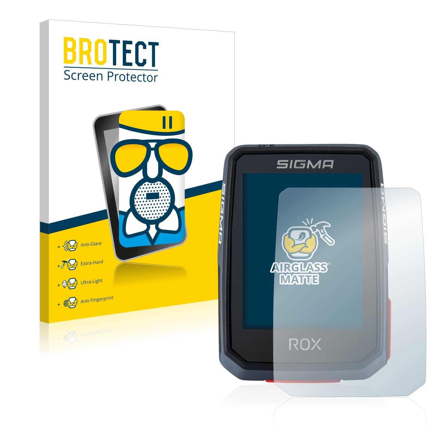 ScreenShield, Anti-Glare Screen Protector for Sigma ROX 2.0