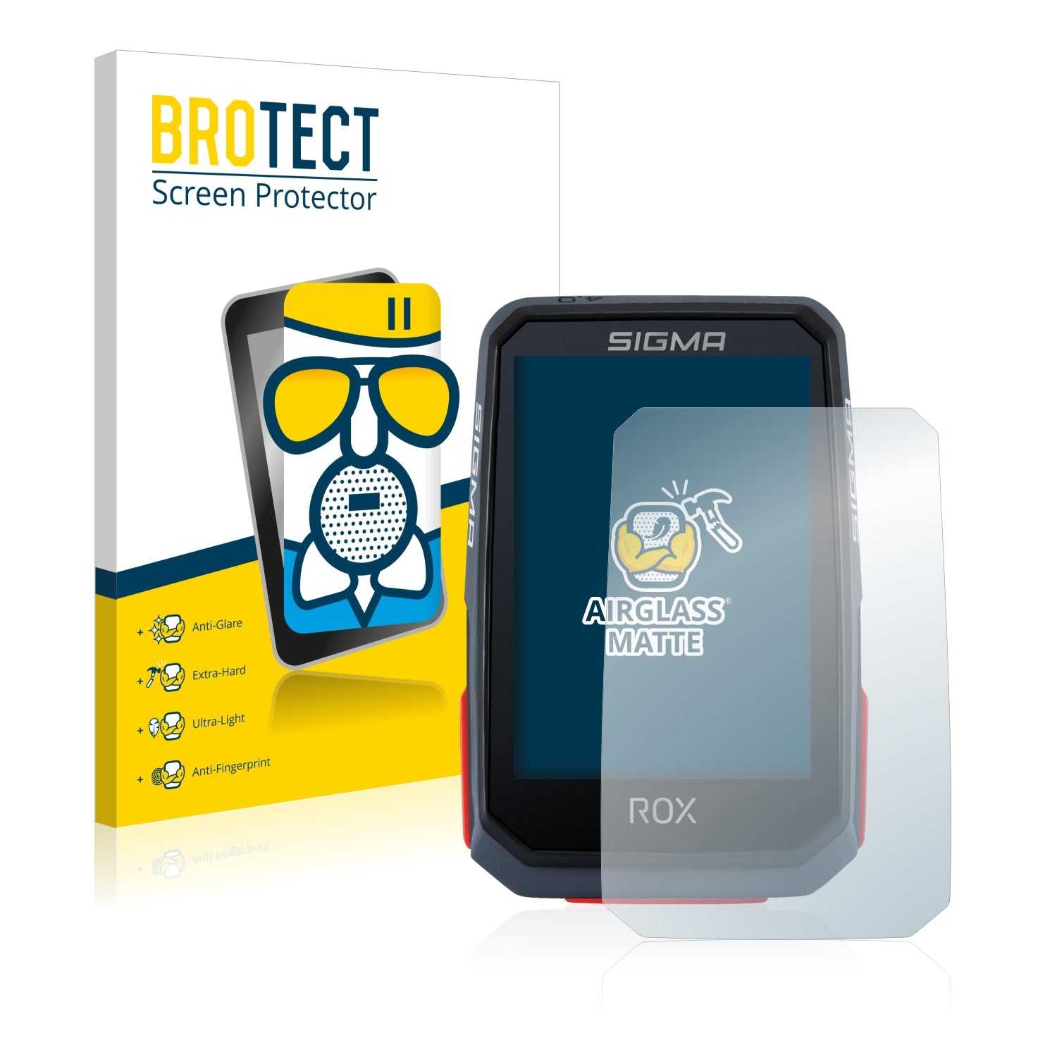 ScreenShield, Anti-Glare Screen Protector for Sigma ROX 4.0