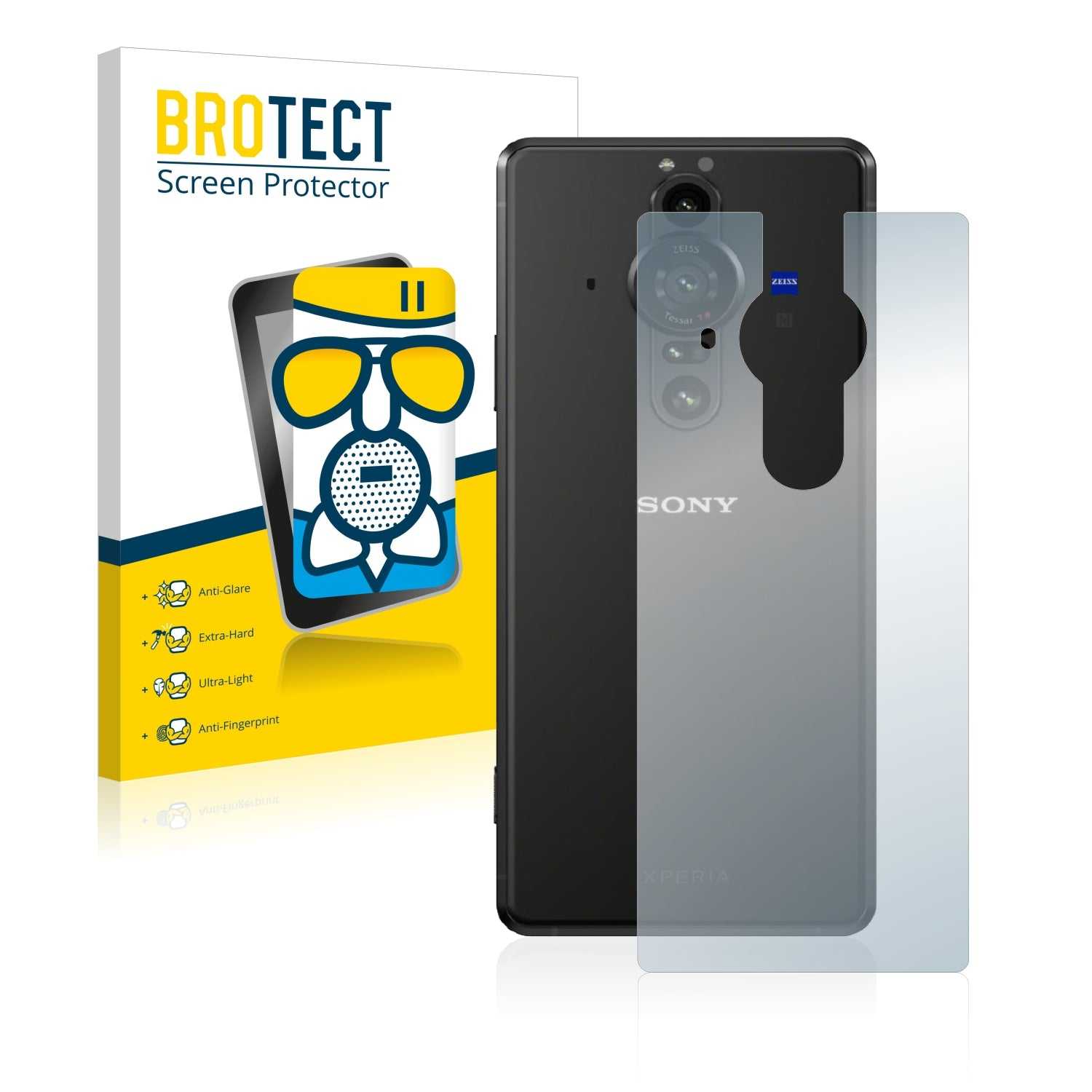 ScreenShield, Anti-Glare Screen Protector for Sony Xperia Pro-I (Back)