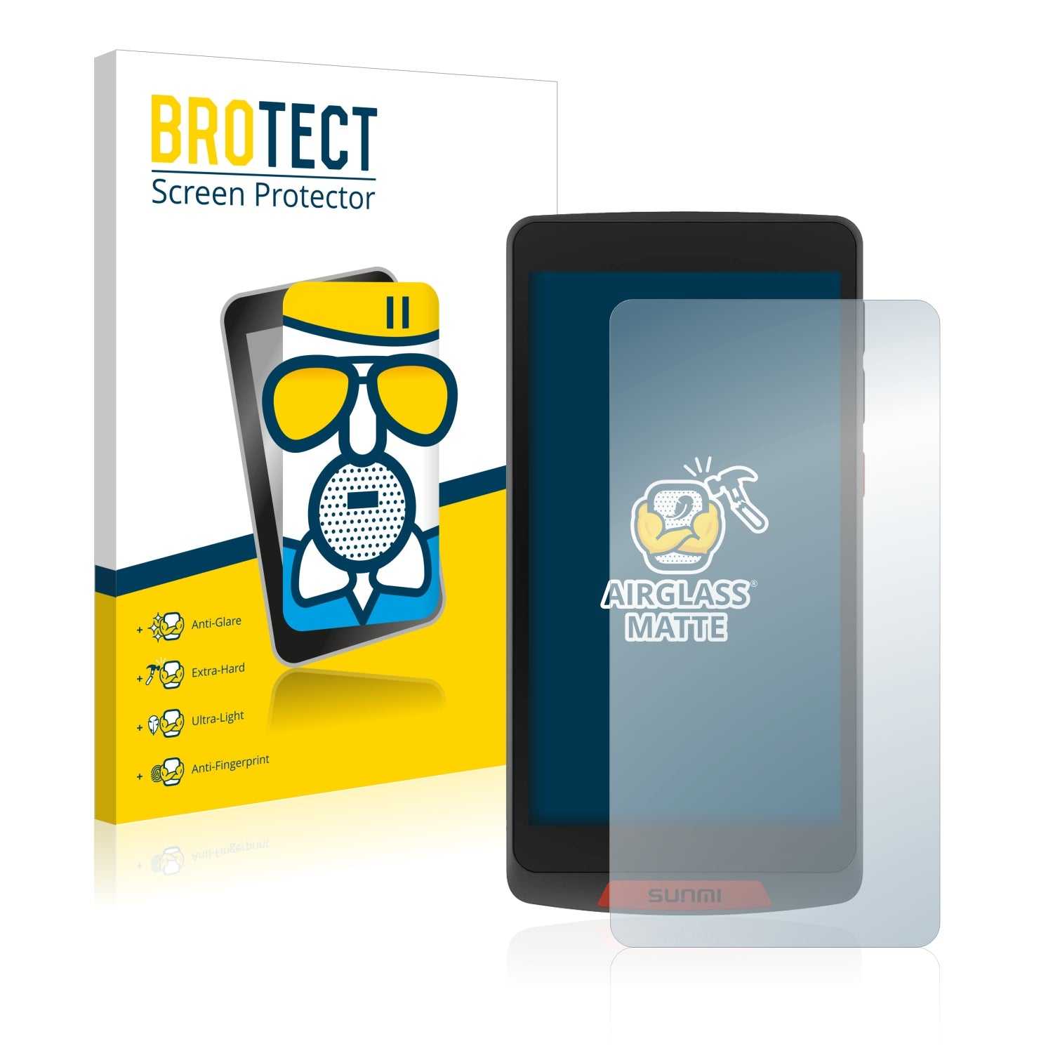 ScreenShield, Anti-Glare Screen Protector for Sunmi M2