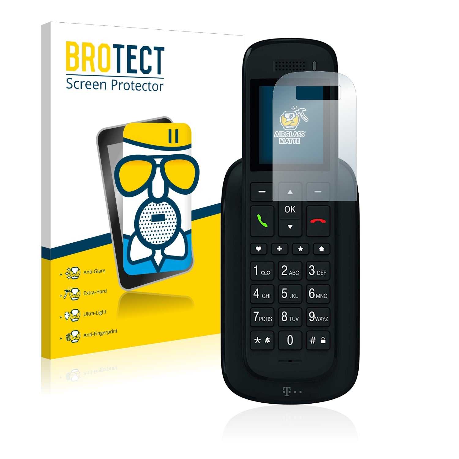 ScreenShield, Anti-Glare Screen Protector for Telekom Speedphone 32