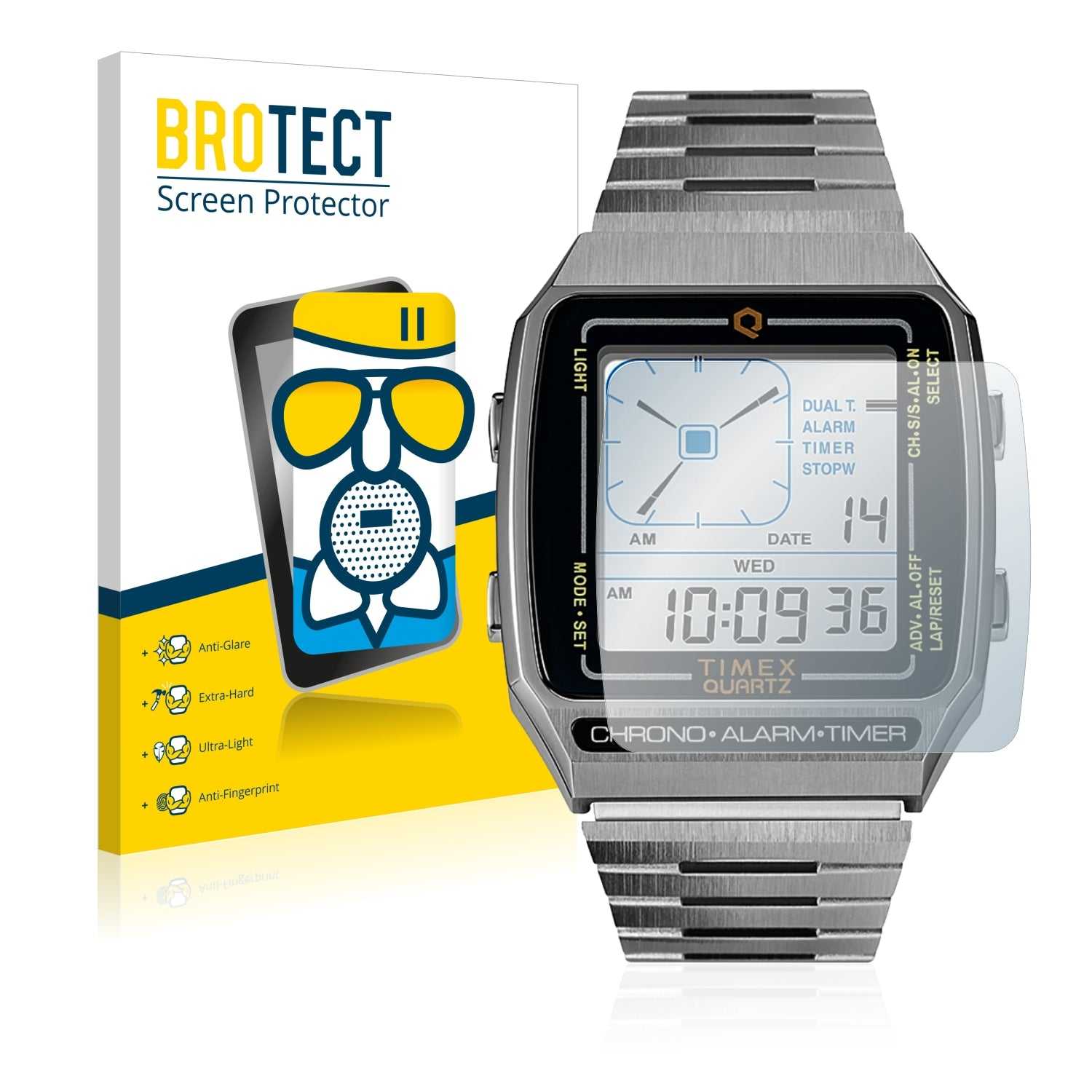 ScreenShield, Anti-Glare Screen Protector for Timex Q Timex