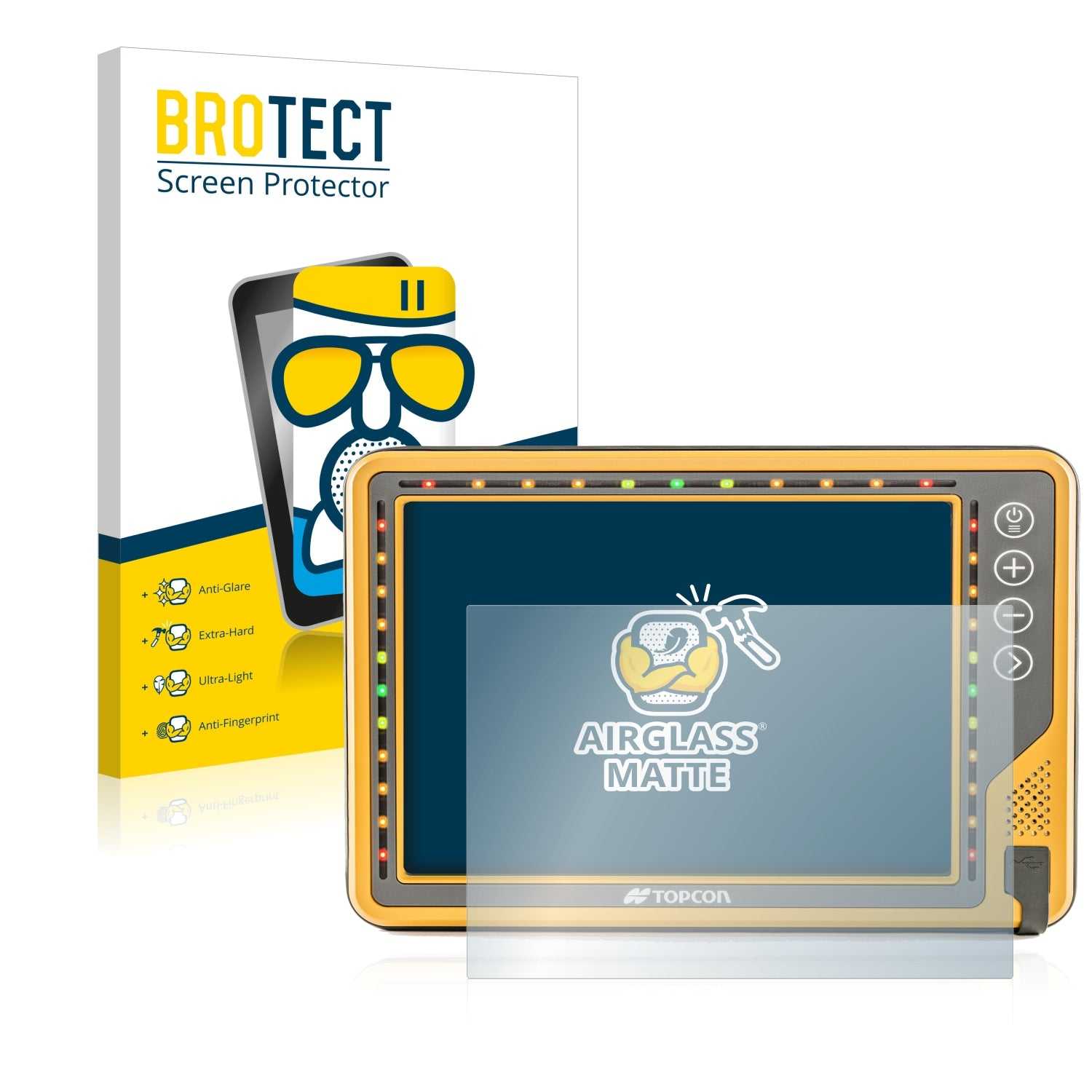 ScreenShield, Anti-Glare Screen Protector for Topcon GX-75