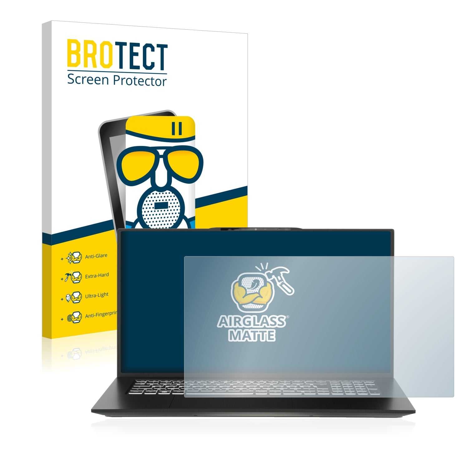 ScreenShield, Anti-Glare Screen Protector for Tuxedo InfinityBook S 17