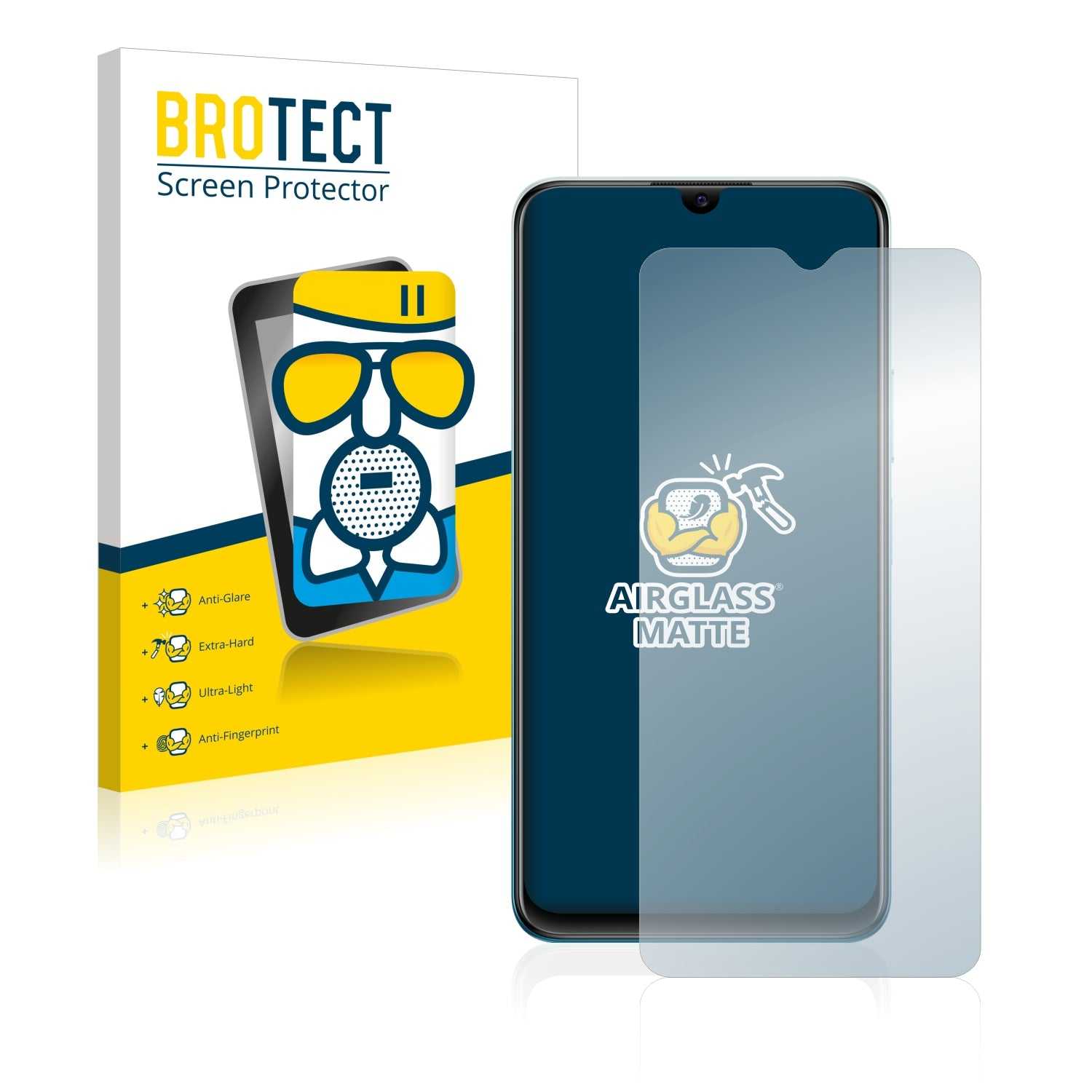 ScreenShield, Anti-Glare Screen Protector for Vivo Y15s