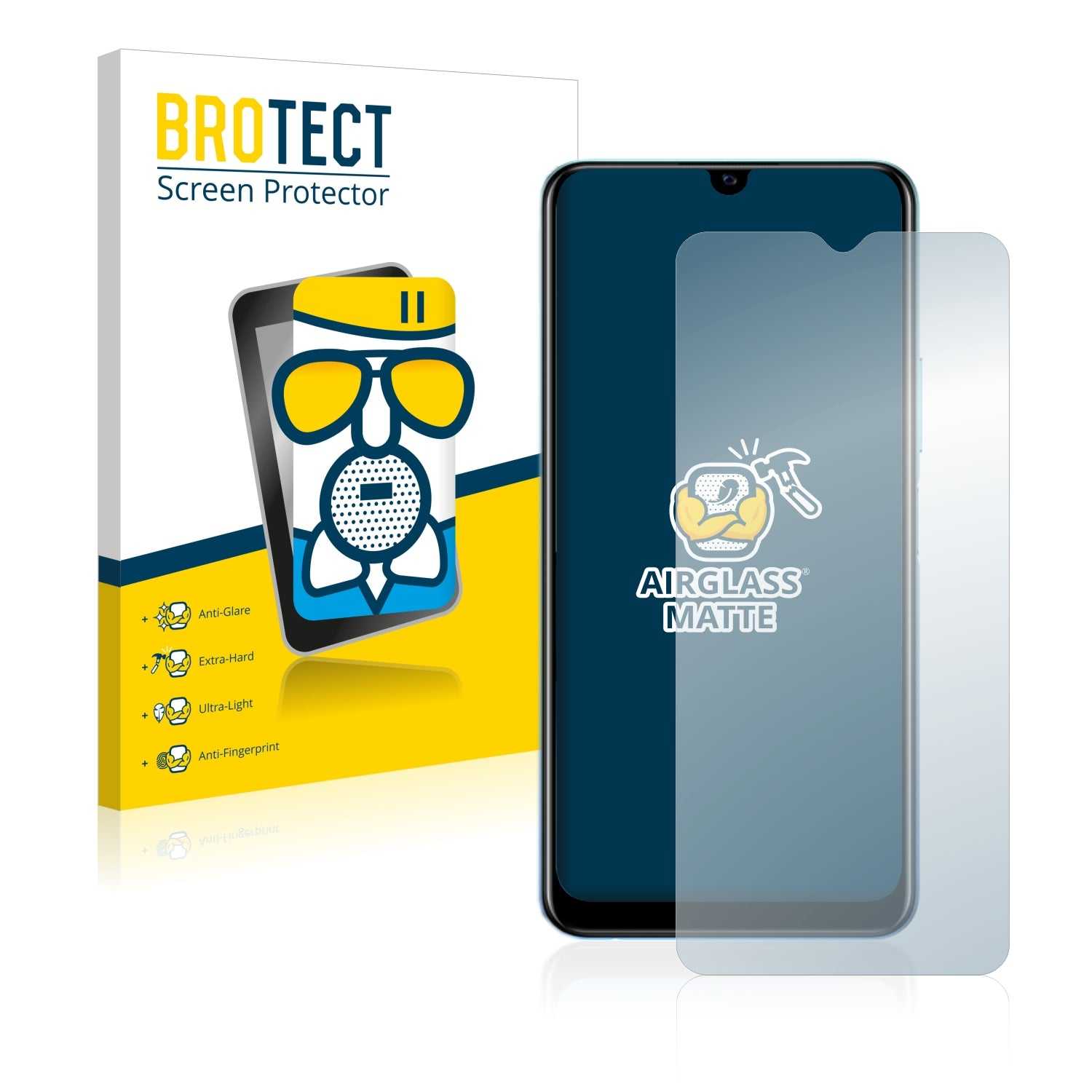 ScreenShield, Anti-Glare Screen Protector for Vivo Y20T