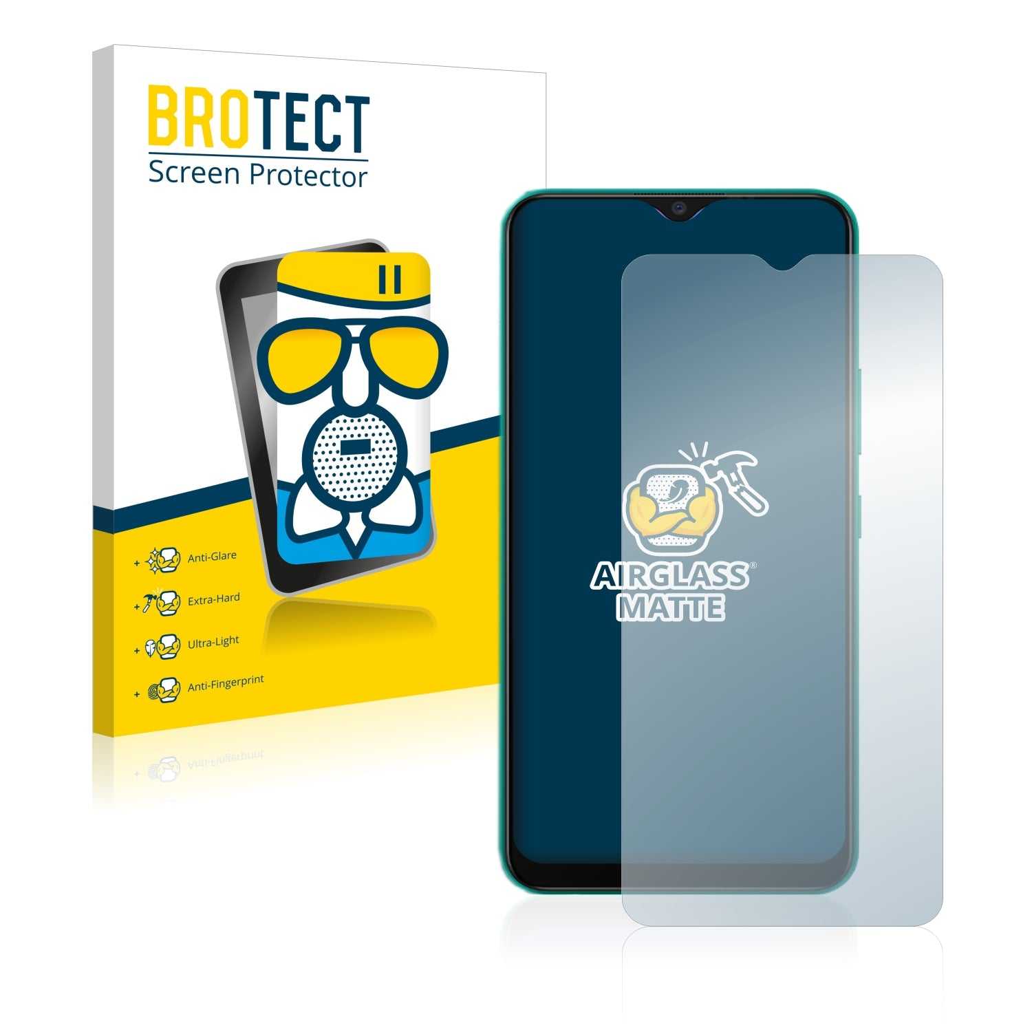 ScreenShield, Anti-Glare Screen Protector for Vivo Y3s