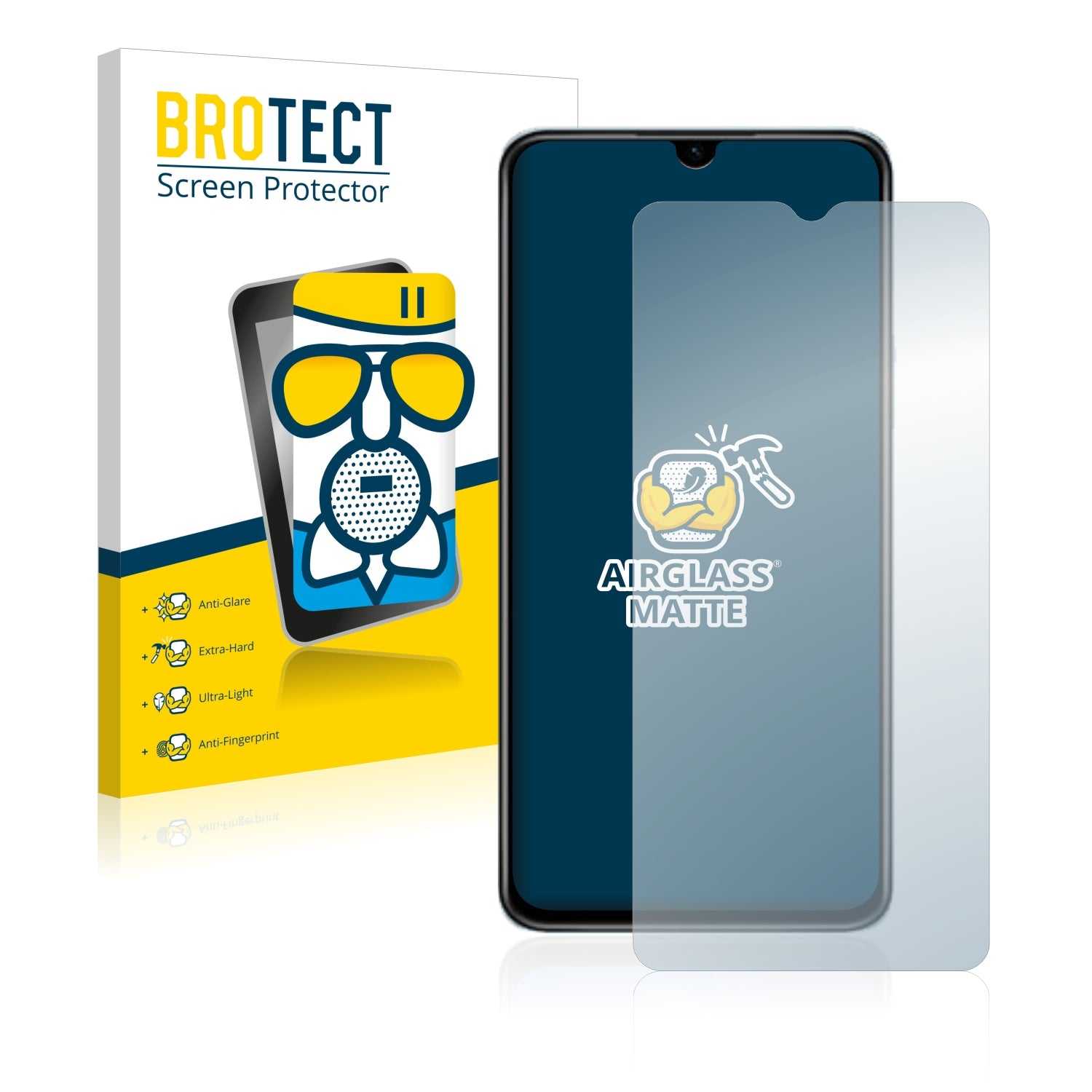 ScreenShield, Anti-Glare Screen Protector for Vivo Y55s 5G