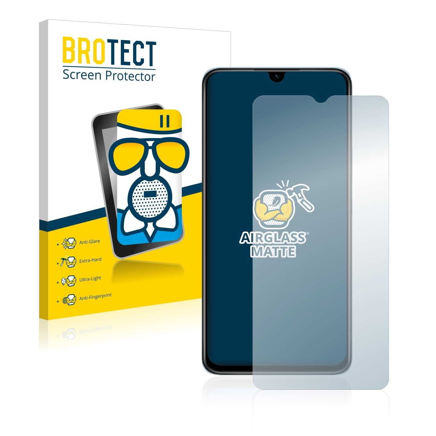 ScreenShield, Anti-Glare Screen Protector for Vivo Y55s