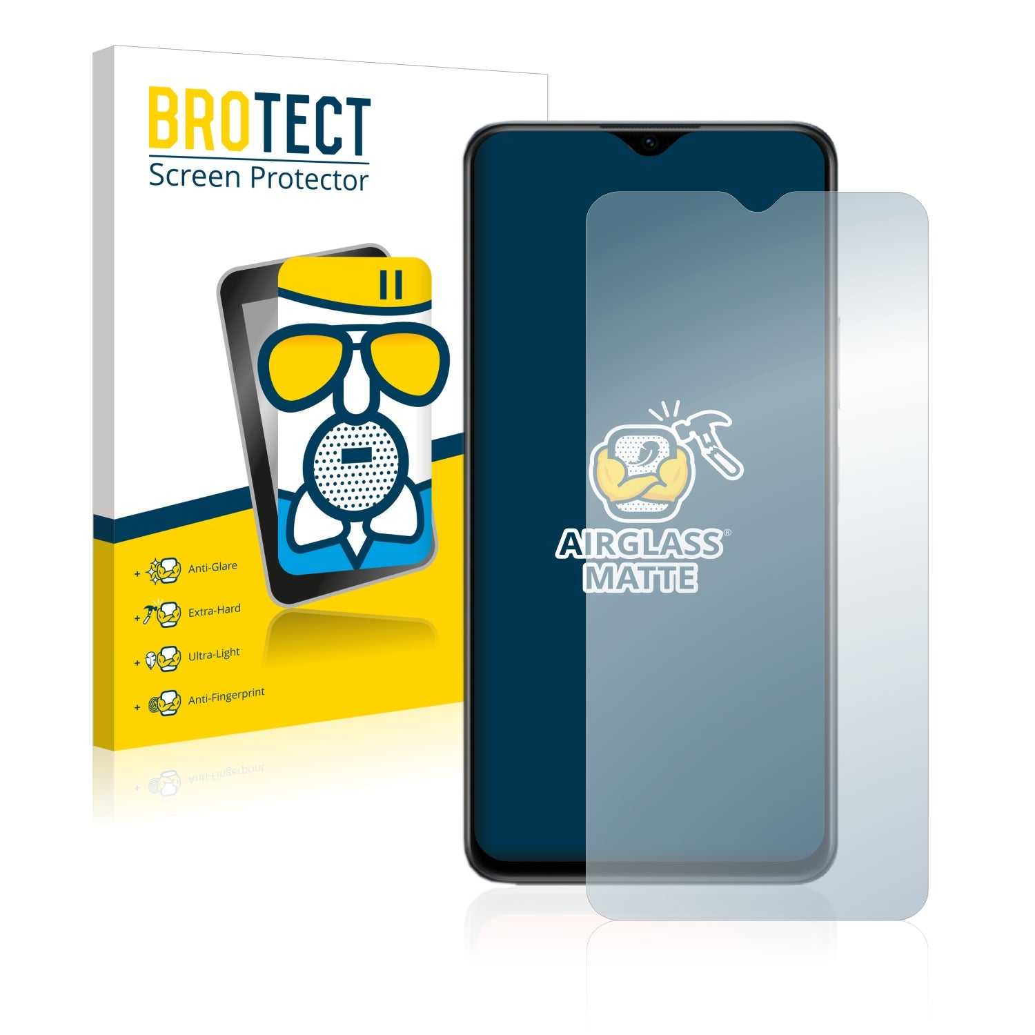 ScreenShield, Anti-Glare Screen Protector for Vivo Y76s