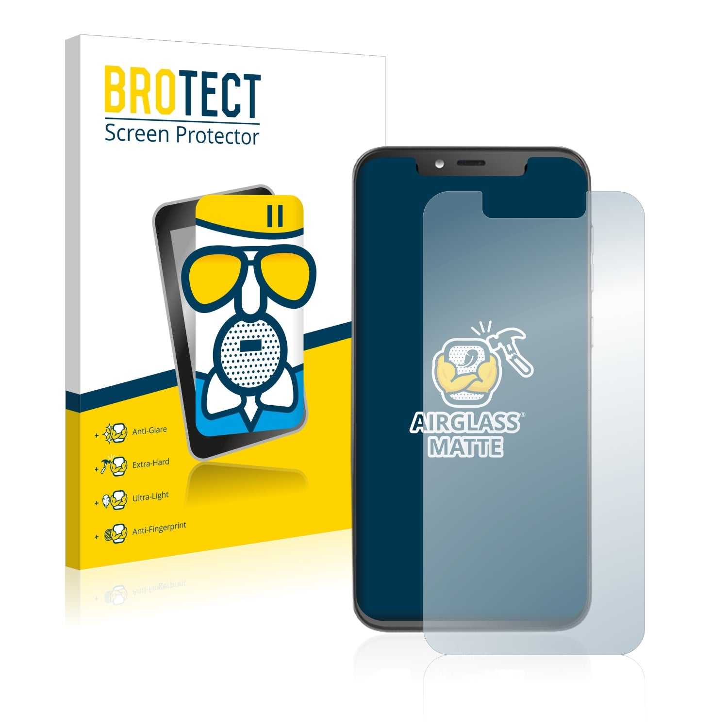 ScreenShield, Anti-Glare Screen Protector for myPhone Prime 3 Lite