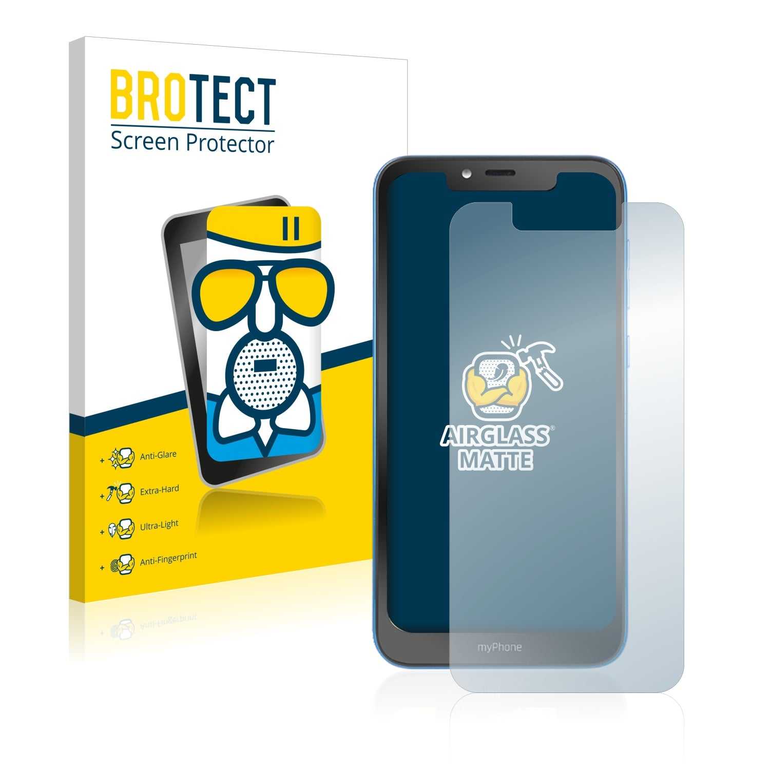 ScreenShield, Anti-Glare Screen Protector for myPhone Prime 3