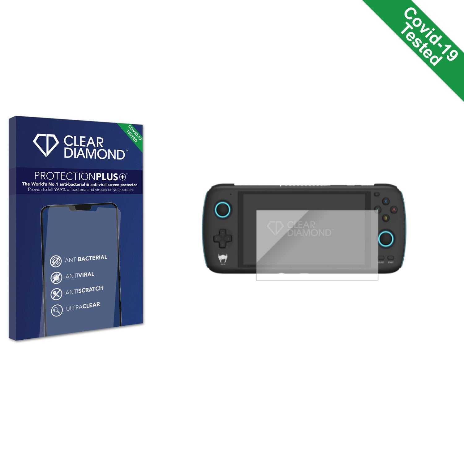 ScreenShield, Clear Diamond Anti-viral Screen Protector for AYN Odin Lite