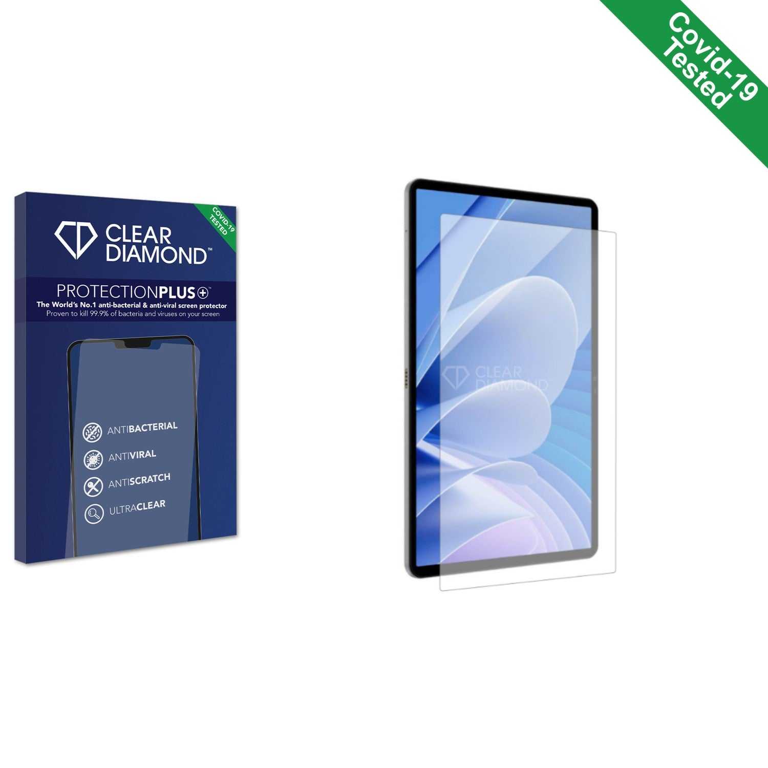 ScreenShield, Clear Diamond Anti-viral Screen Protector for Doogee T30 Pro