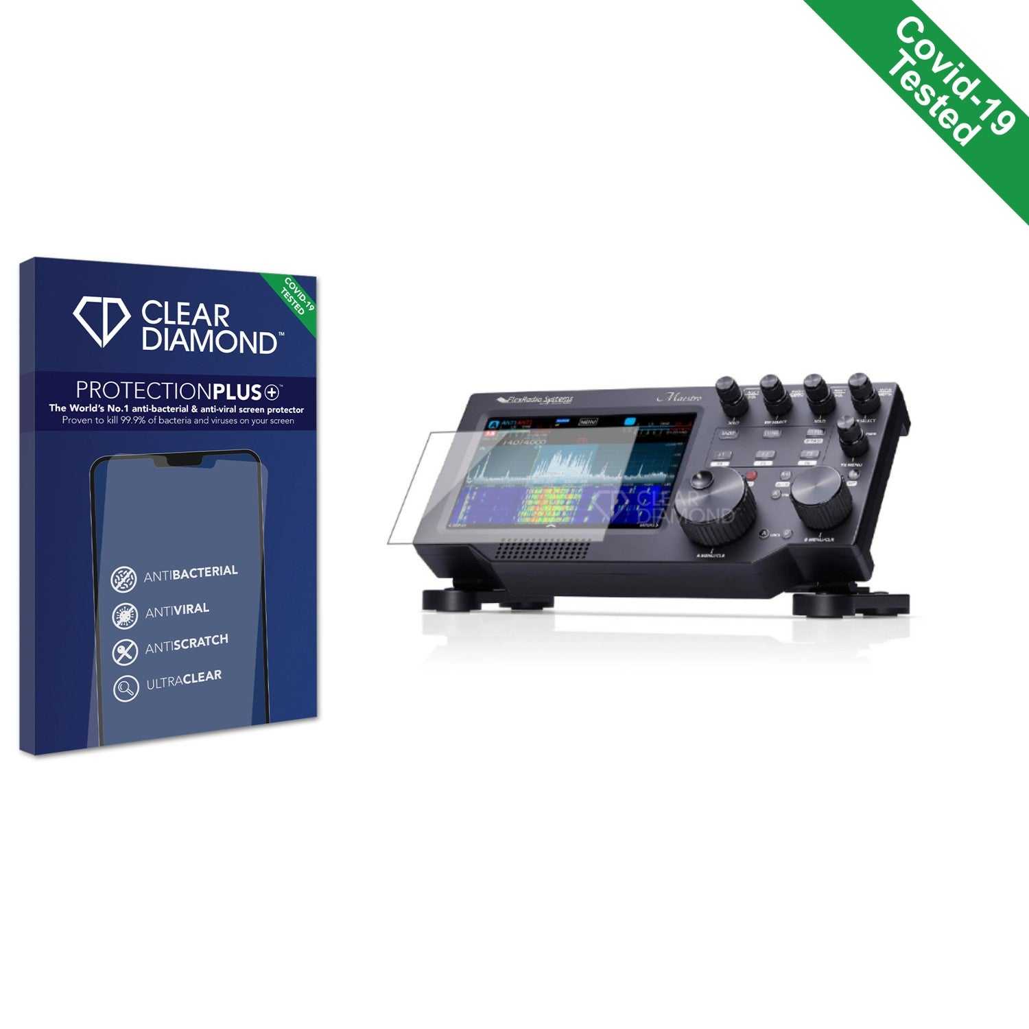 ScreenShield, Clear Diamond Anti-viral Screen Protector for FlexRadio Maestro Control Console for the FLEX-6000