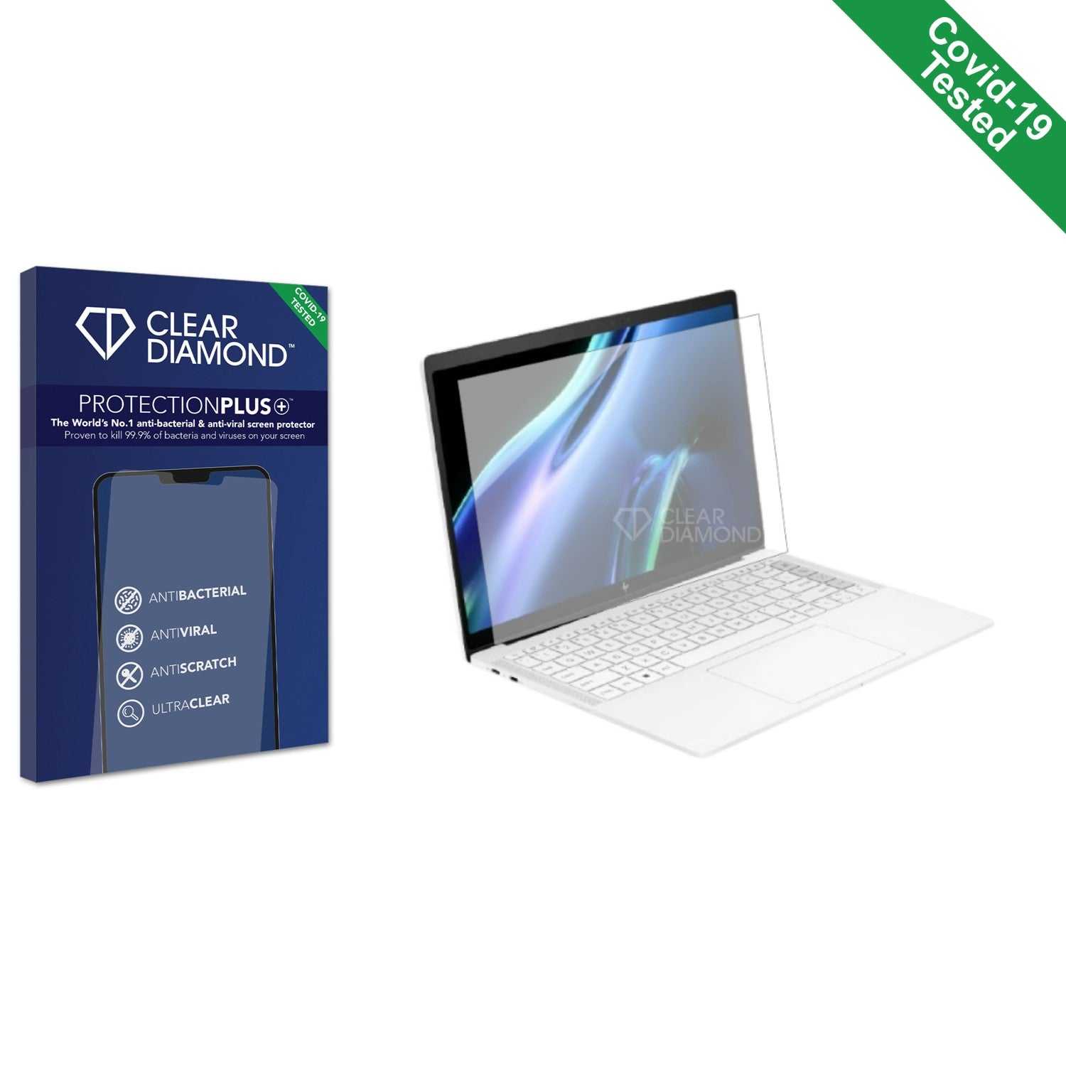 ScreenShield, Clear Diamond Anti-viral Screen Protector for HP Dragonfly Pro