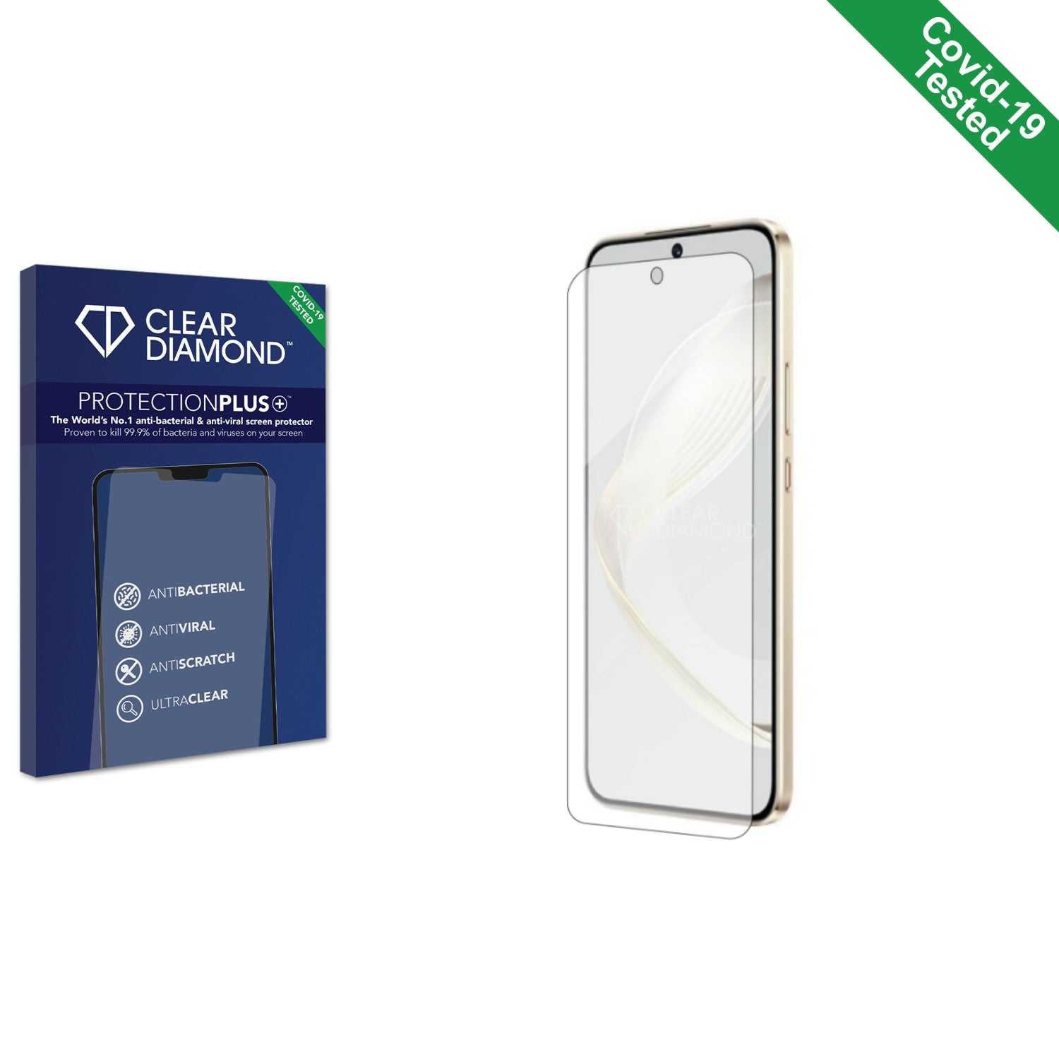 ScreenShield, Clear Diamond Anti-viral Screen Protector for Huawei Nova 11 SE