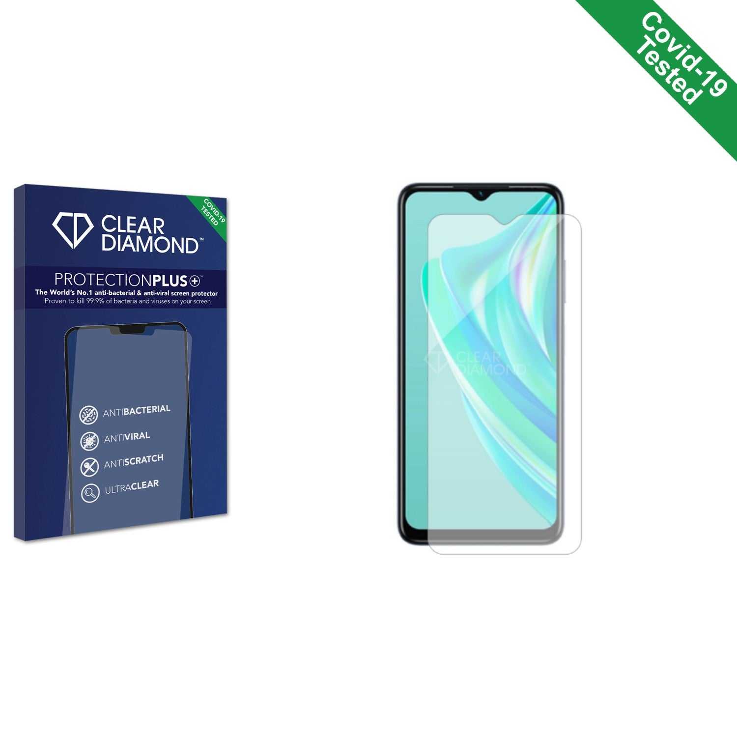 ScreenShield, Clear Diamond Anti-viral Screen Protector for Infinix Hot 30i