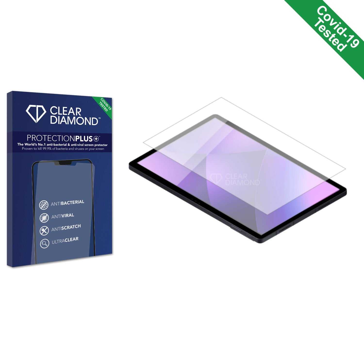 ScreenShield, Clear Diamond Anti-viral Screen Protector for Leia Lume Pad 2