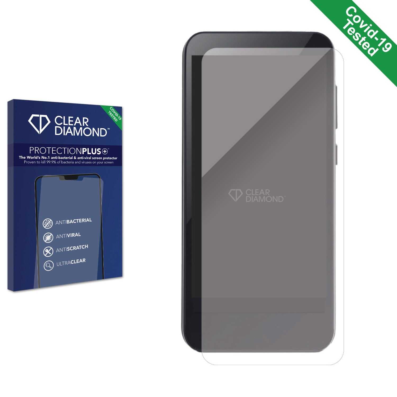 ScreenShield, Clear Diamond Anti-viral Screen Protector for Omnipod 5