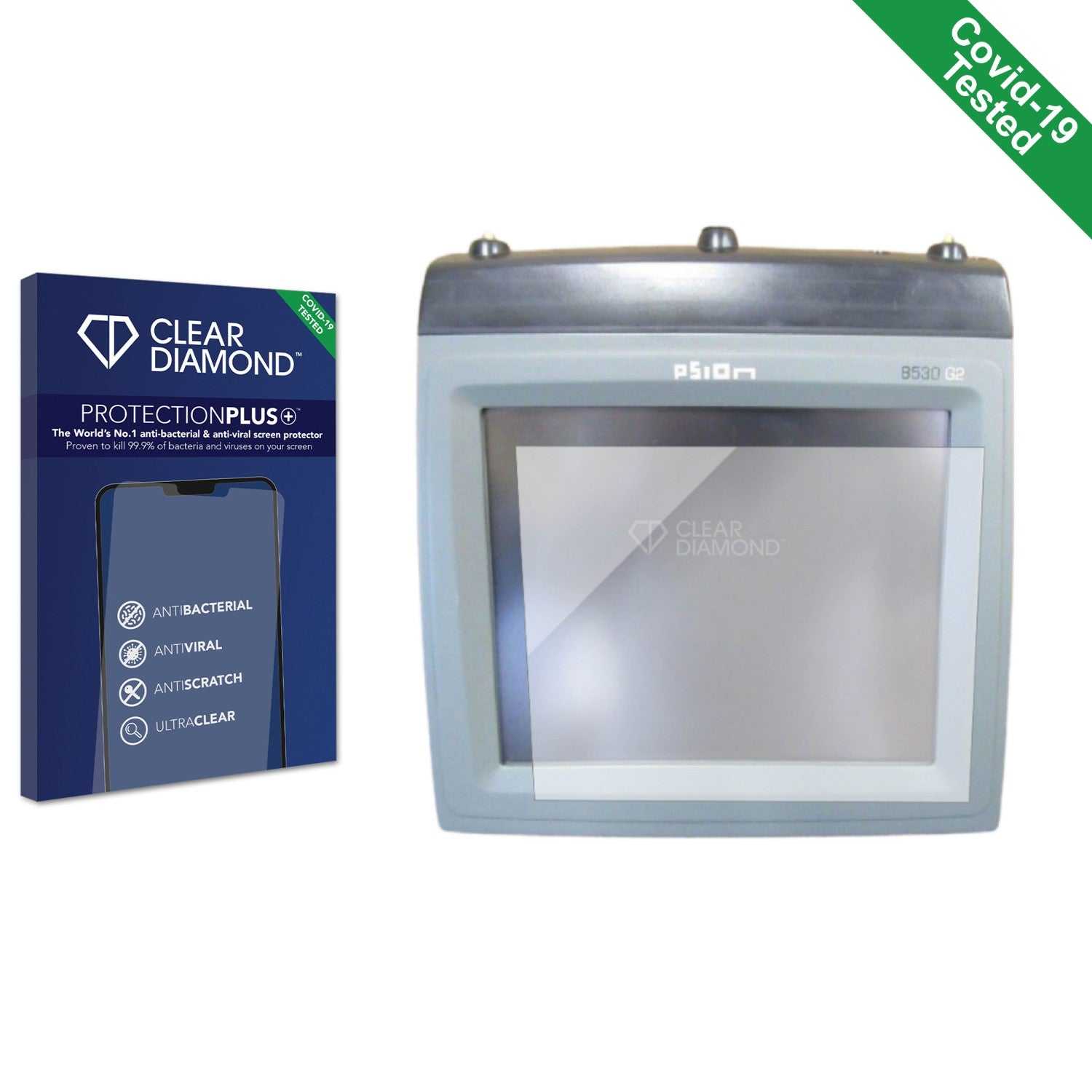 ScreenShield, Clear Diamond Anti-viral Screen Protector for Psion 8530