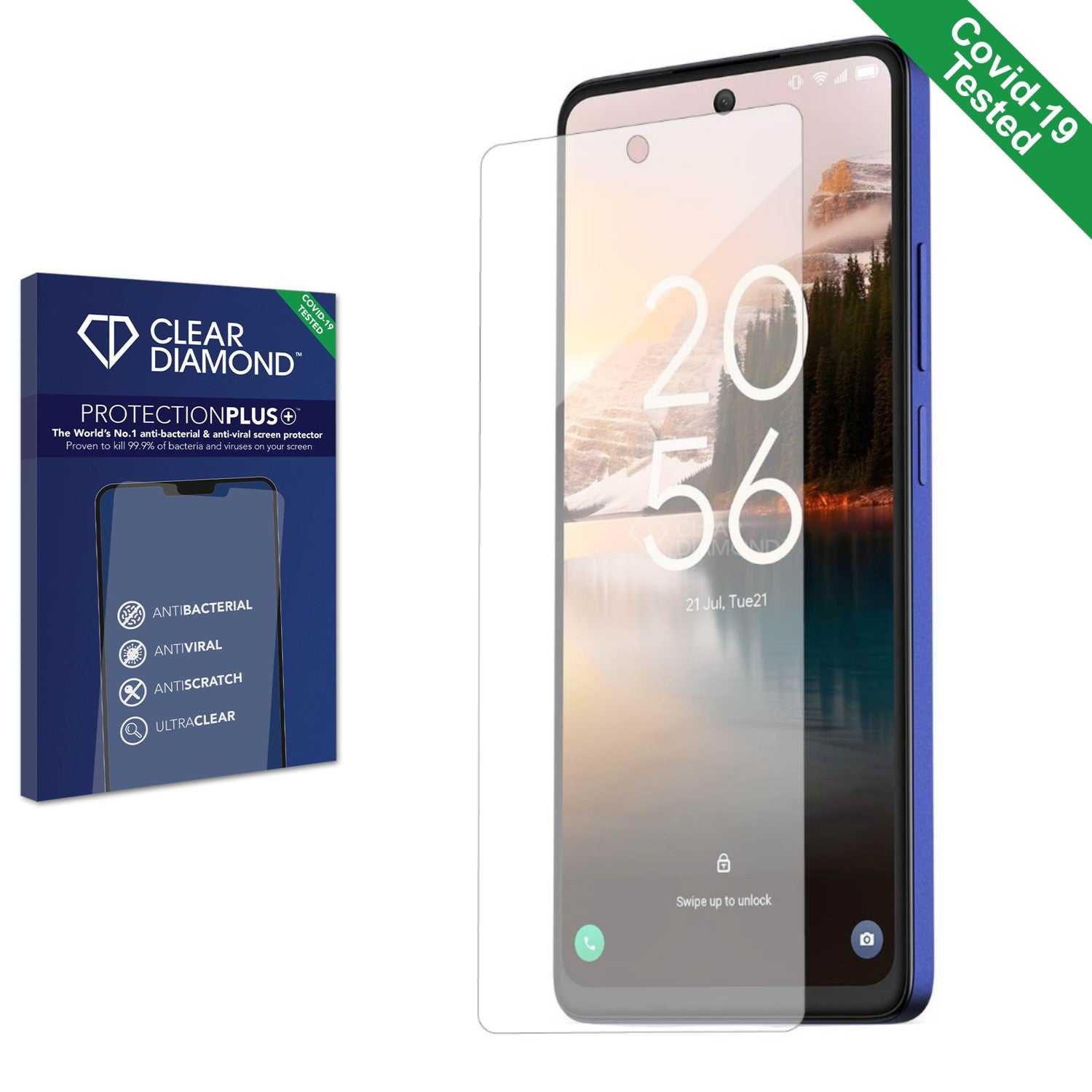 ScreenShield, Clear Diamond Anti-viral Screen Protector for TCL 40 NXTPAPER