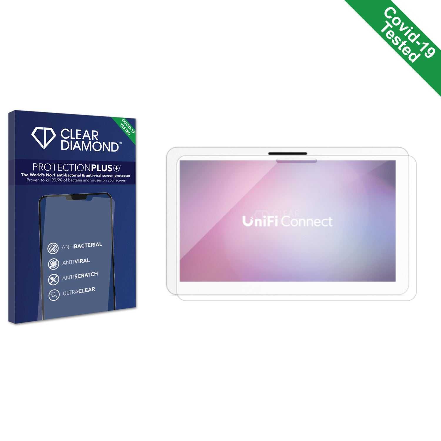 ScreenShield, Clear Diamond Anti-viral Screen Protector for Unifi Connect Display