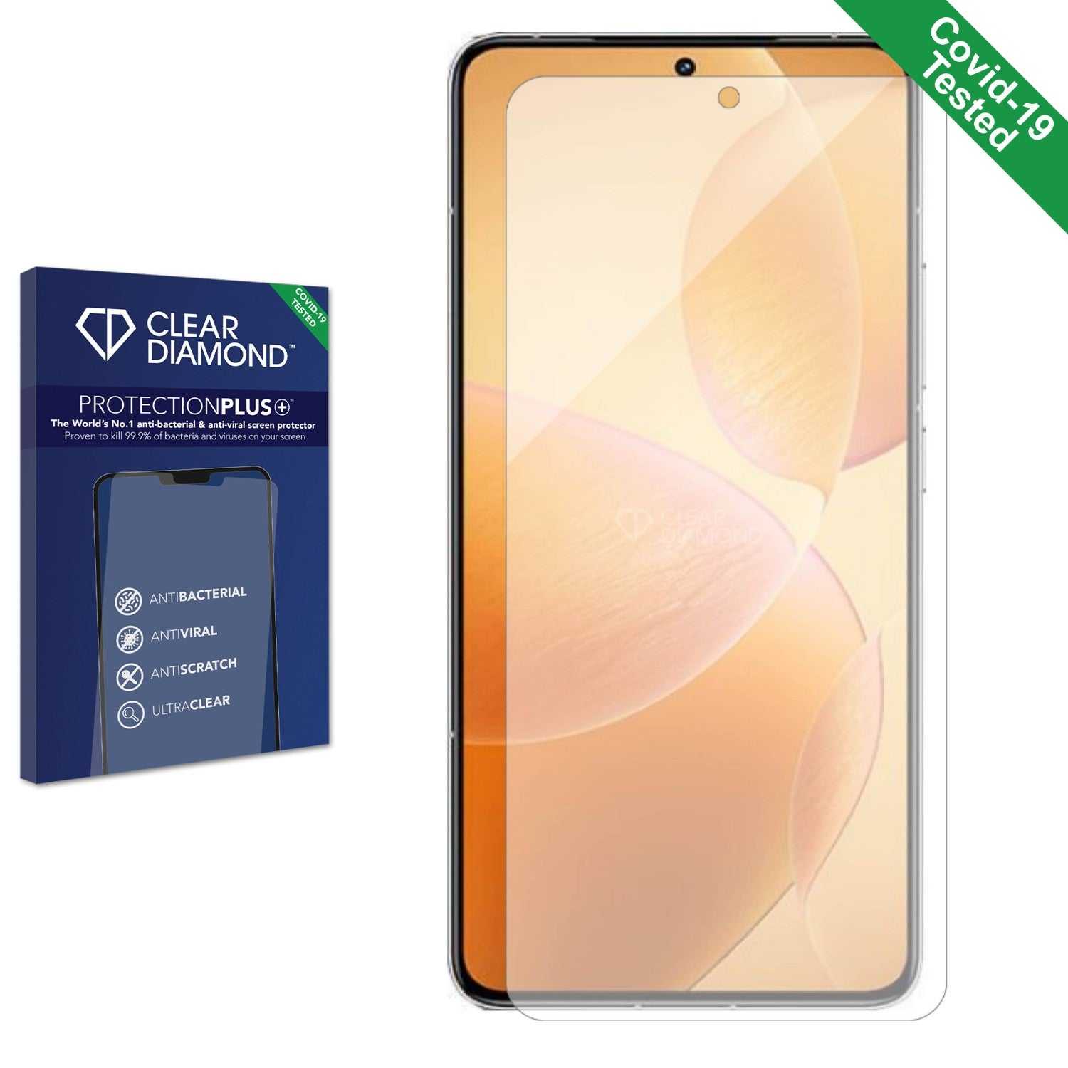 ScreenShield, Clear Diamond Anti-viral Screen Protector for Xiaomi Redmi K70