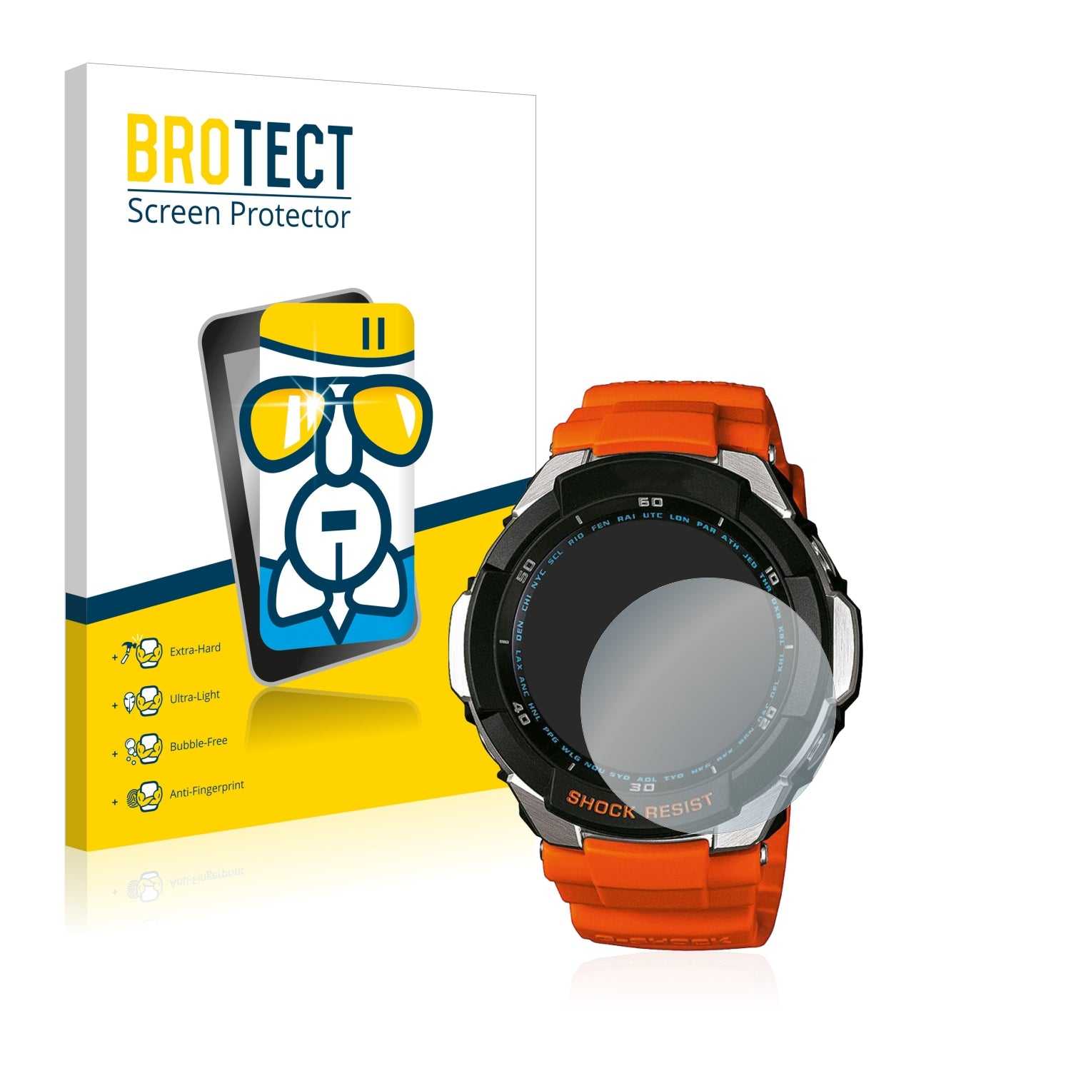 ScreenShield, Nano Glass Screen Protector for Casio G-Shock GW3000