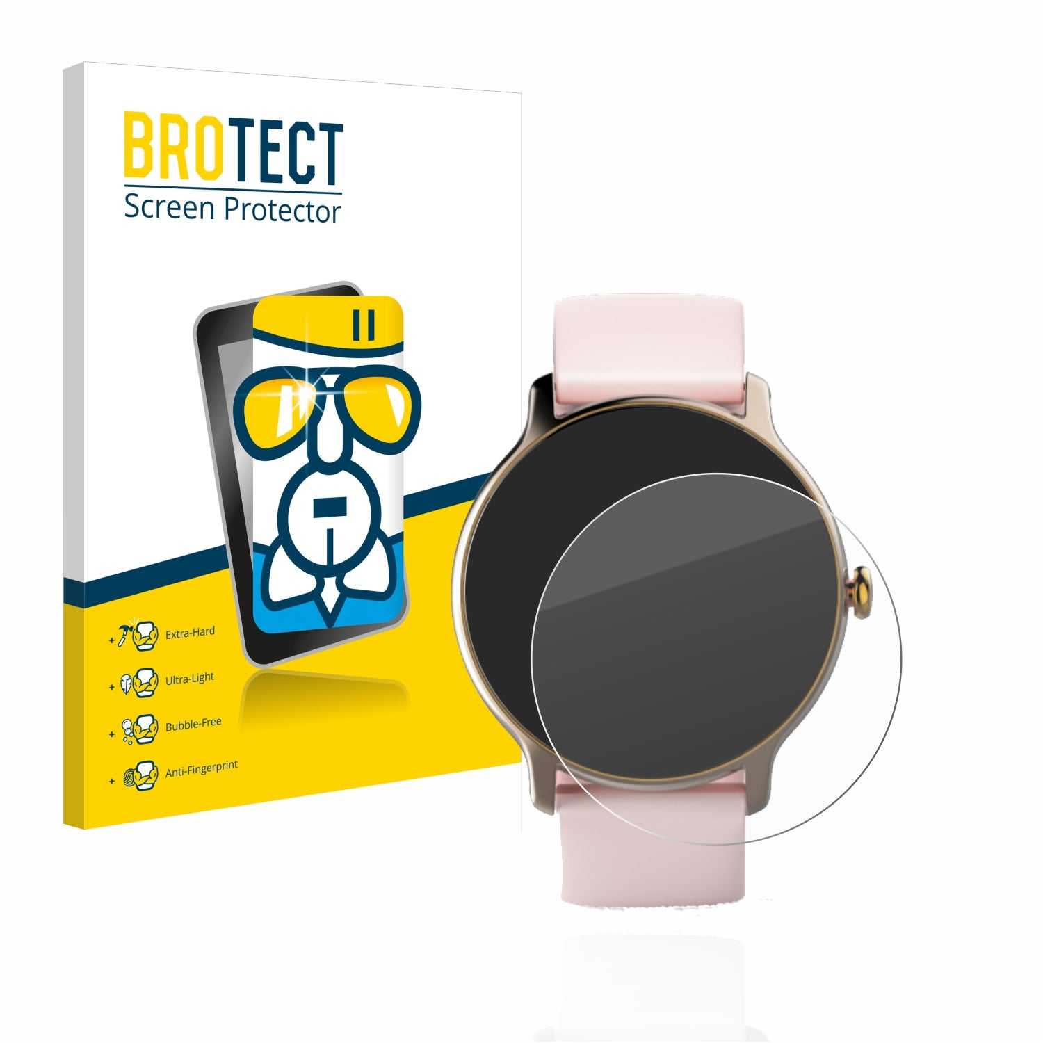 ScreenShield, Nano Glass Screen Protector for Hama Fit Watch 4910