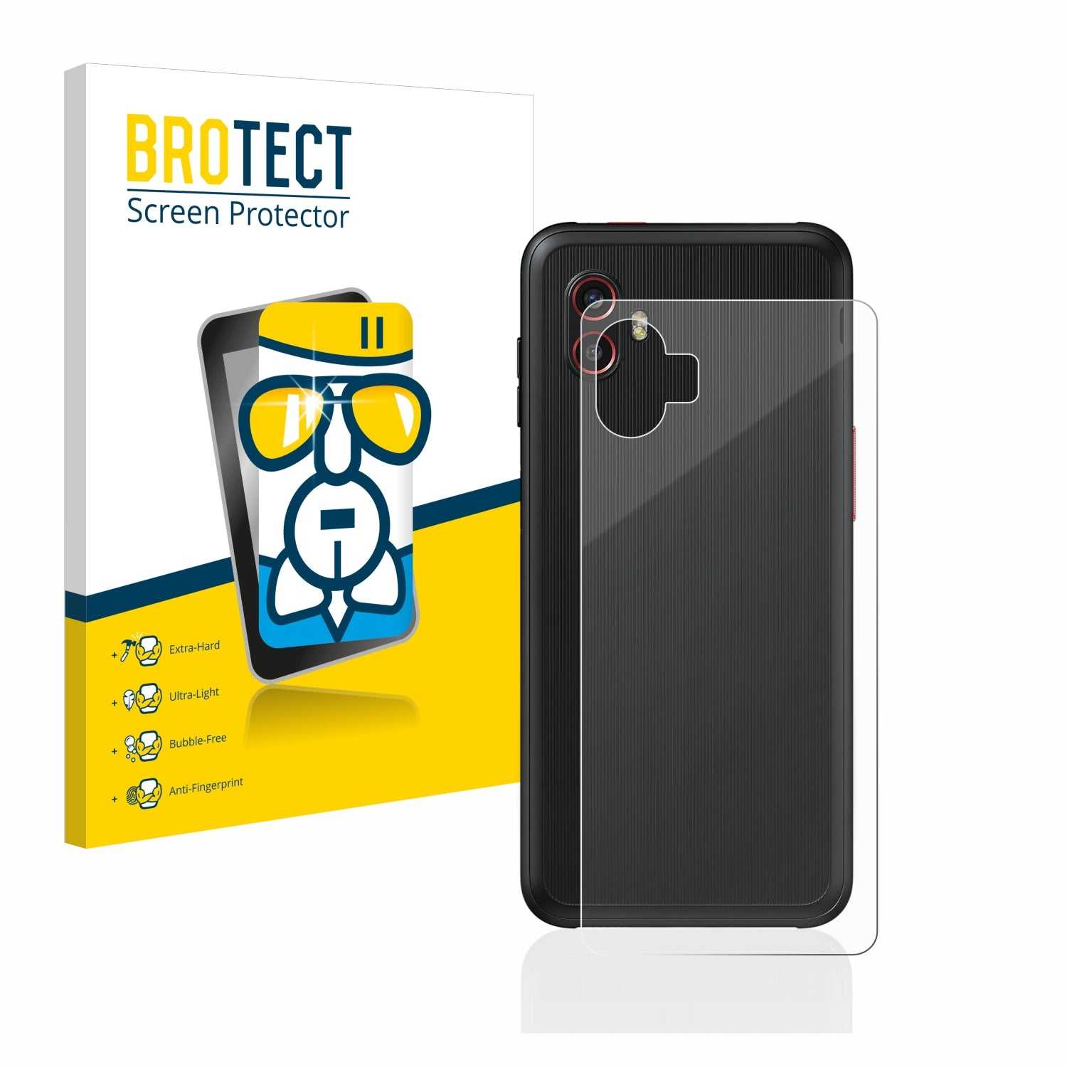 ScreenShield, Nano Glass Screen Protector for Samsung Galaxy Xcover 6 Pro Enterprise Edition (Back)