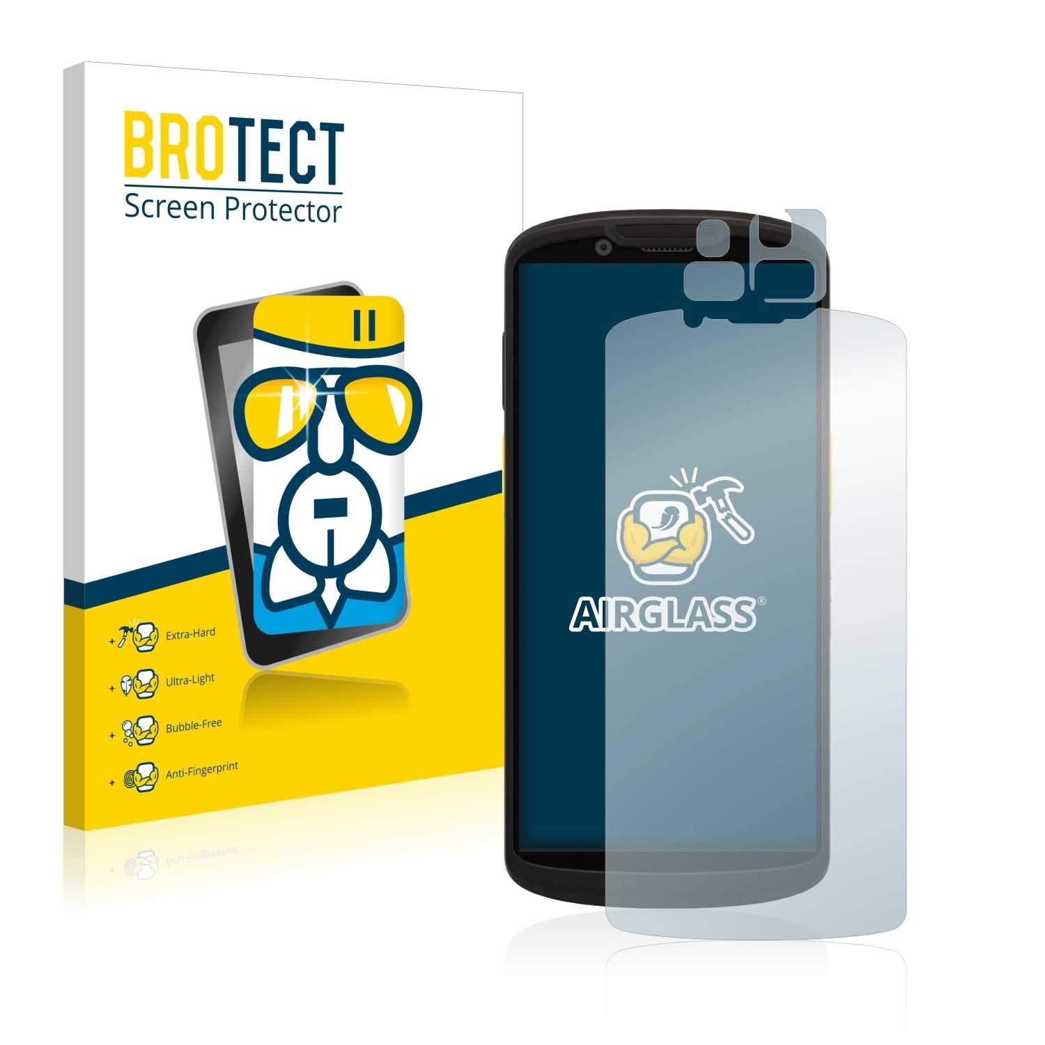 ScreenShield, Nano Glass Screen Protector for Zebra TC53 (Front & Camera)