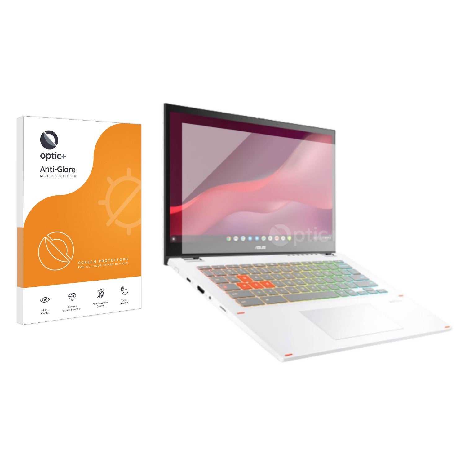 ScreenShield, Optic+ Anti-Glare Screen Protector for ASUS Chromebook Vibe CX34 Flip