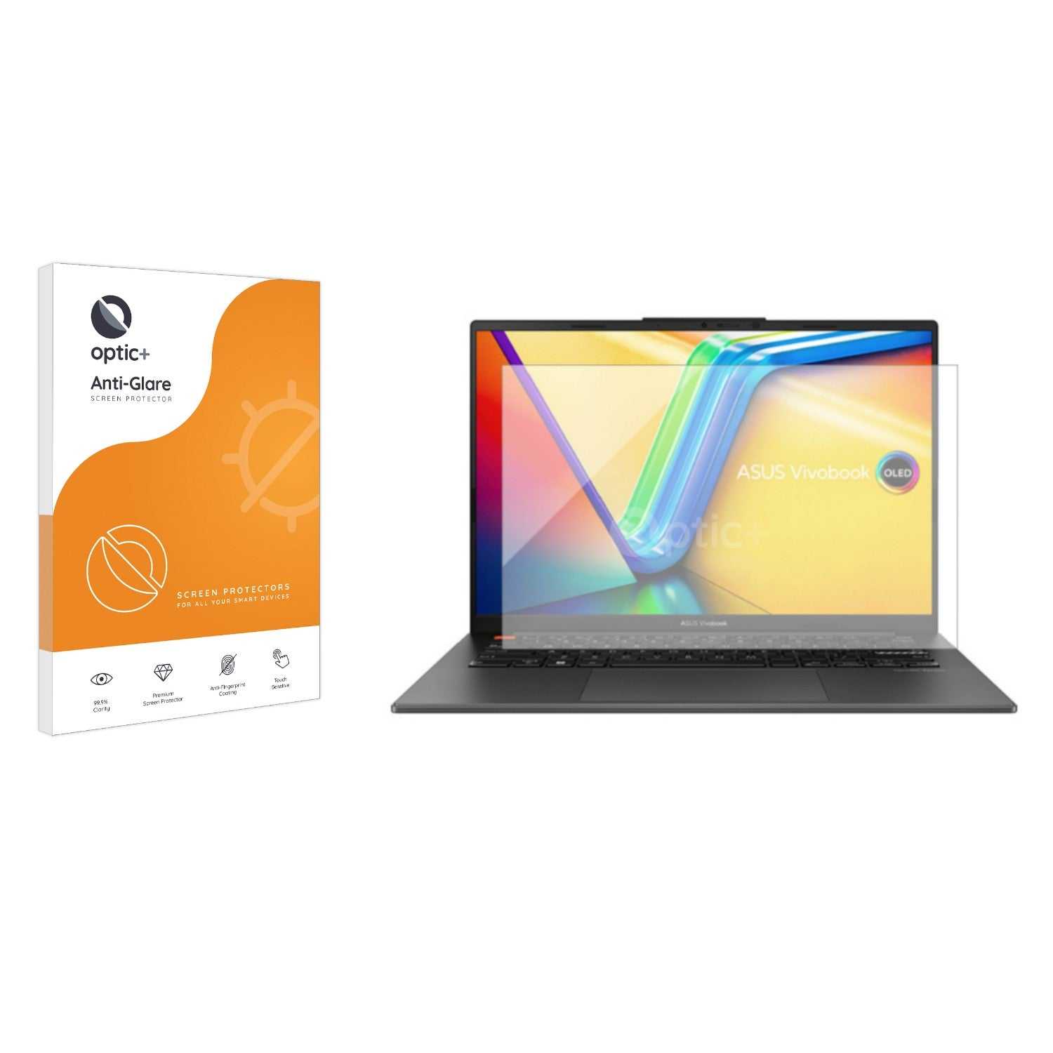 ScreenShield, Optic+ Anti-Glare Screen Protector for ASUS VivoBook S 14 OLED K5404